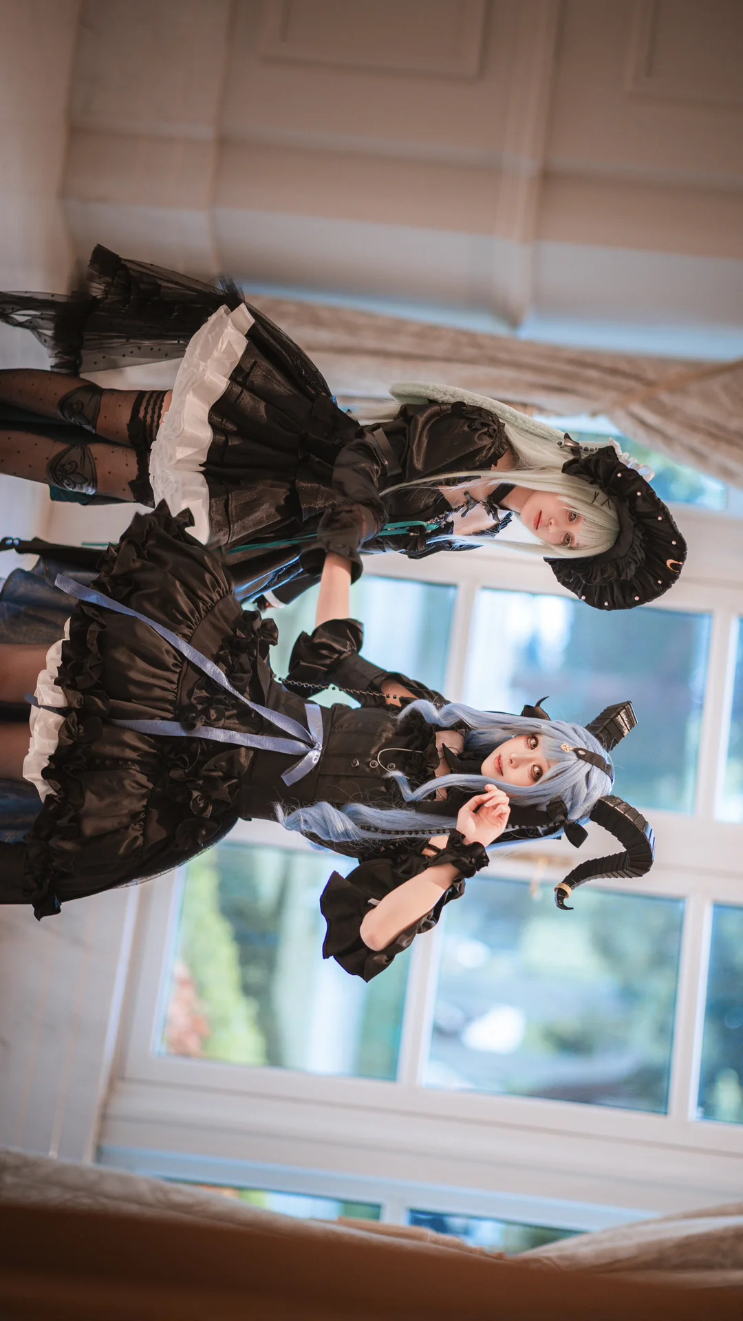 哥特风cosplay, 双人摄影, 祥睦cos, ave mujica, 厦门拍照 - 第7张
