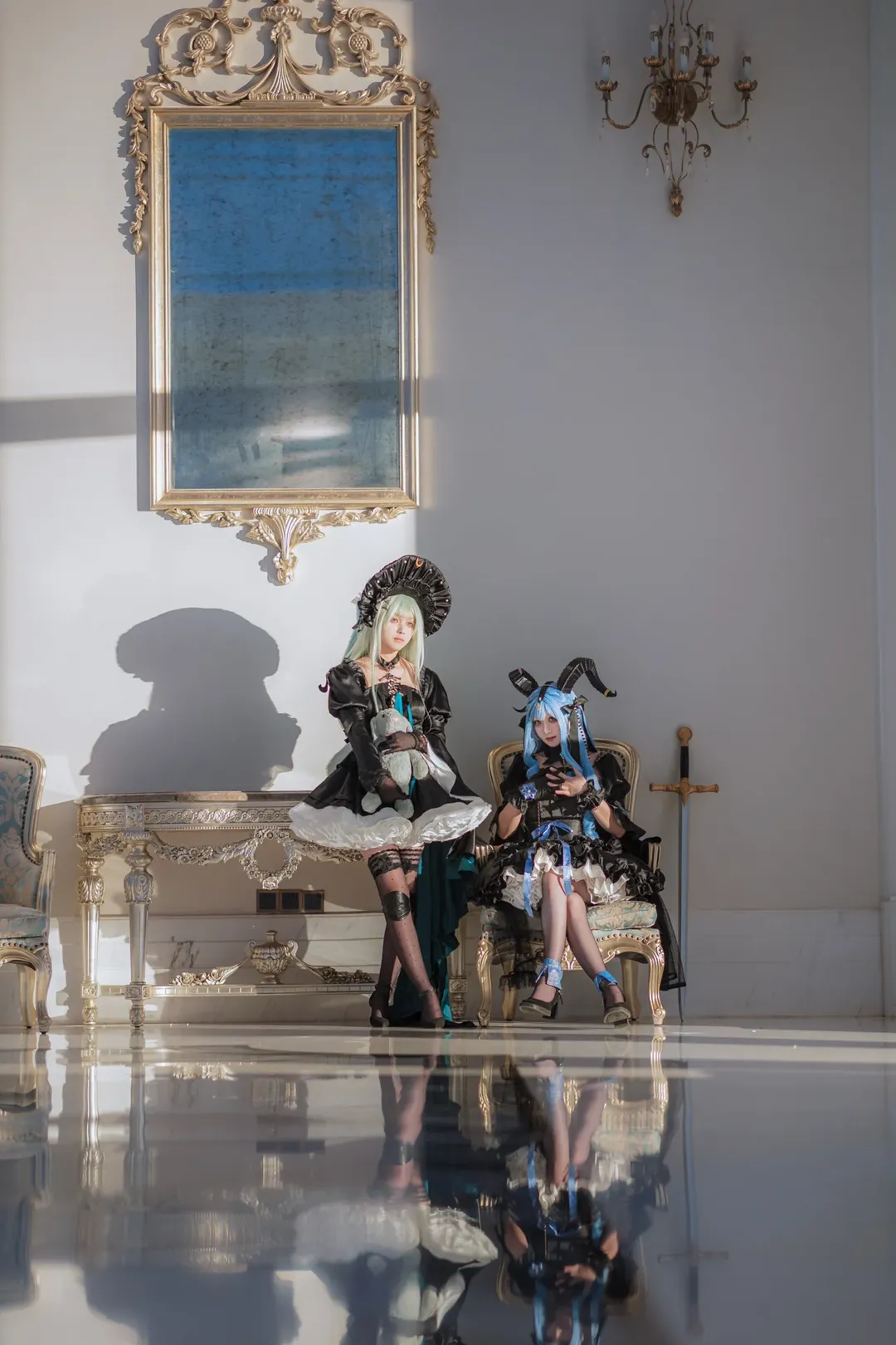 哥特风cosplay, 双人摄影, 祥睦cos, ave mujica, 厦门拍照 - 第8张