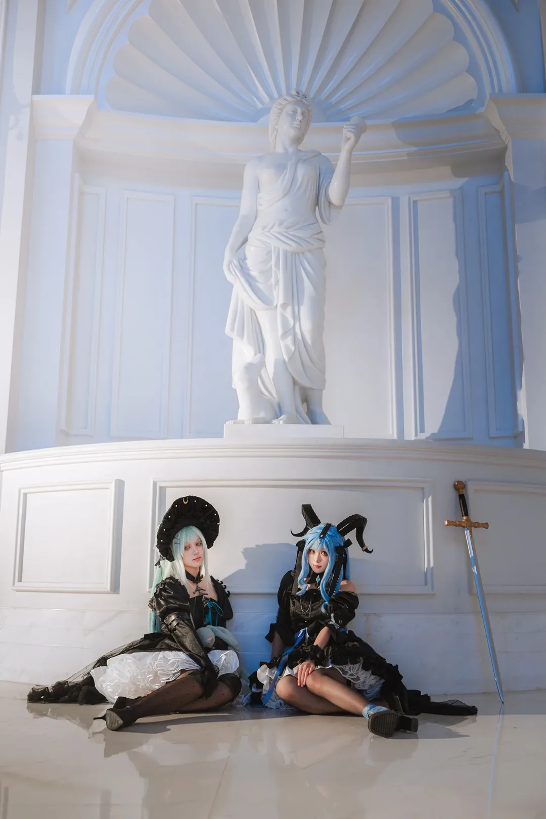 哥特风cosplay, 双人摄影, 祥睦cos, ave mujica, 厦门拍照 - 第9张