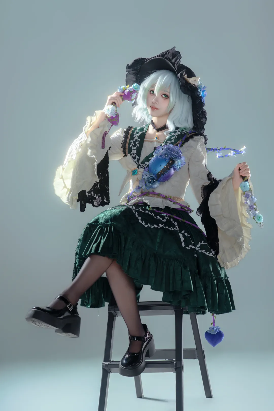 東方Project, 古明地こいし コスプレ, ロリータ・ファッション, 二次元ポートレート, 地霊殿 - 4枚目