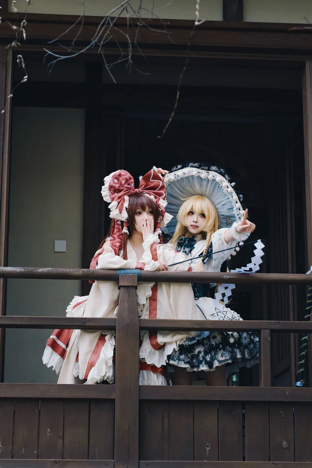 二次元撮影, 博麗霊夢コスプレ, 東方Project, 霧雨魔理沙 コスプレ, 東方コスプレ - 1枚目