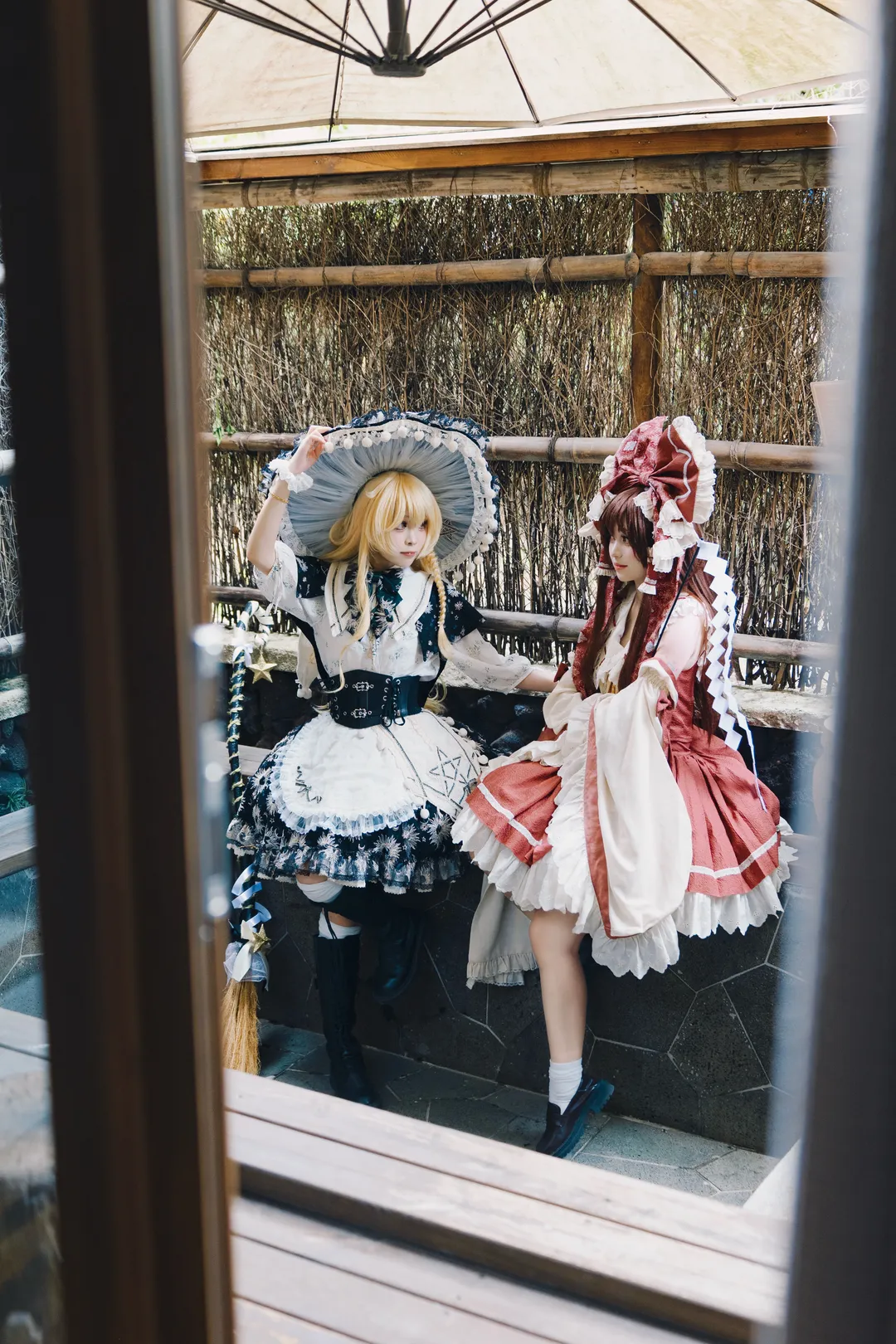二次元撮影, 博麗霊夢コスプレ, 東方Project, 霧雨魔理沙 コスプレ, 東方コスプレ - 2枚目