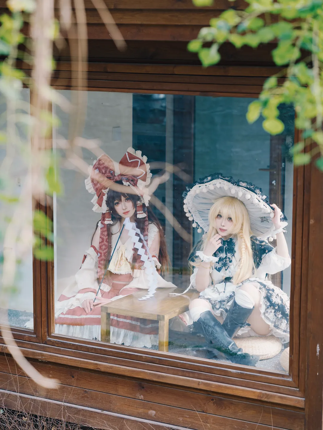 二次元撮影, 博麗霊夢コスプレ, 東方Project, 霧雨魔理沙 コスプレ, 東方コスプレ - 4枚目