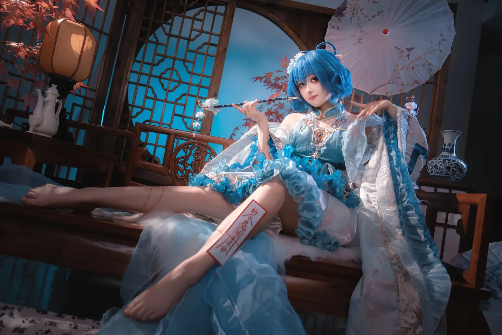 东方project, 霍青娥cos, cosplay正片, 国风仙侠, 次元新春专列