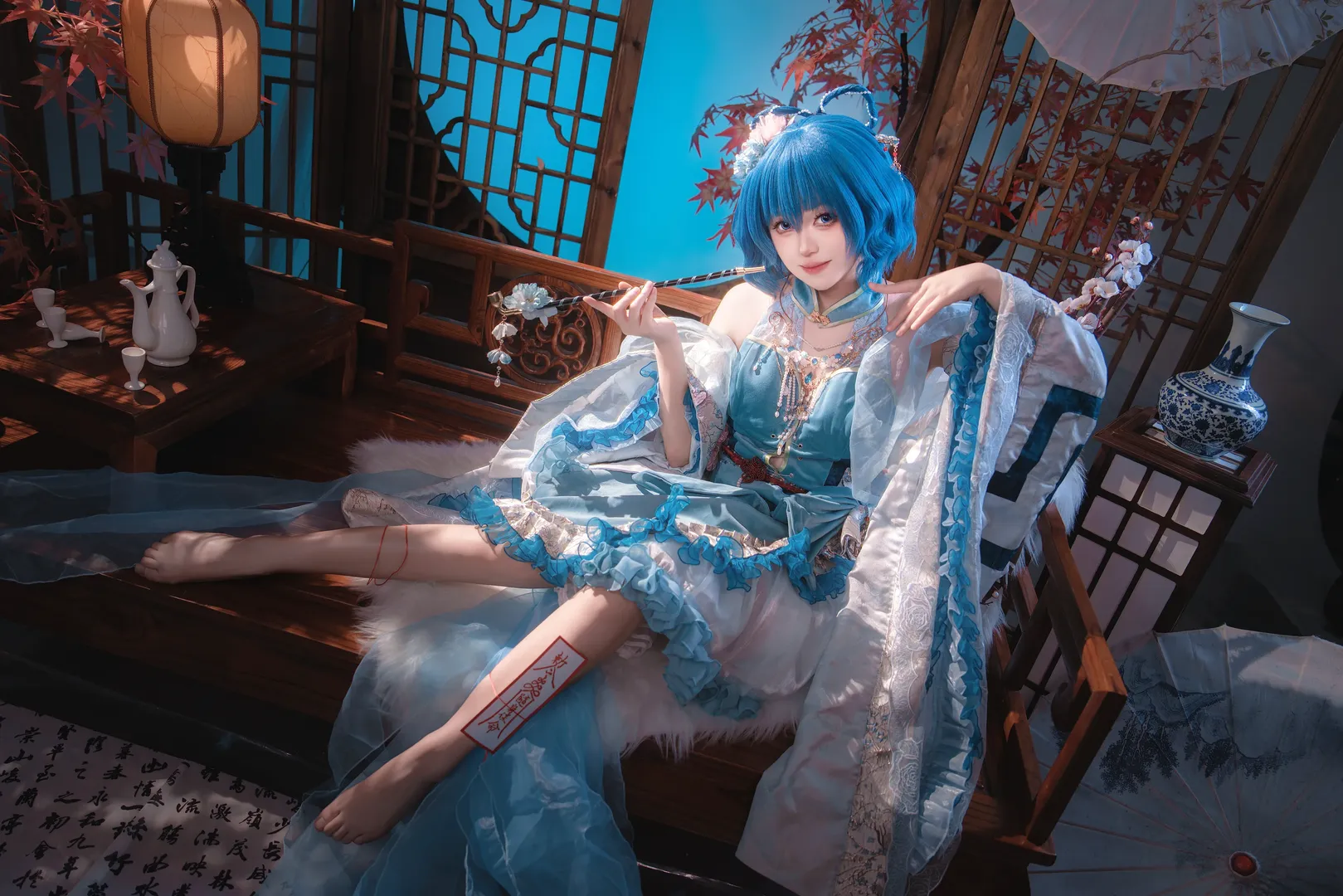 东方project, 霍青娥cos, cosplay正片, 国风仙侠, 次元新春专列 - 第6张