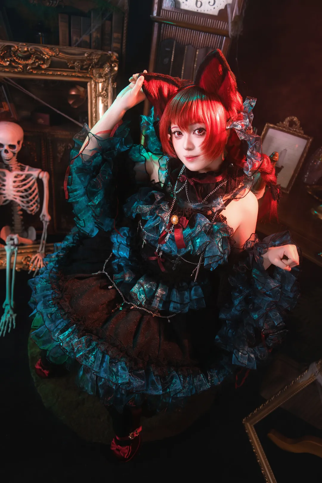 cosplay, 二次元摄影, 东方Project, 哥特洛丽塔, 火焰猫磷cos - 第3张