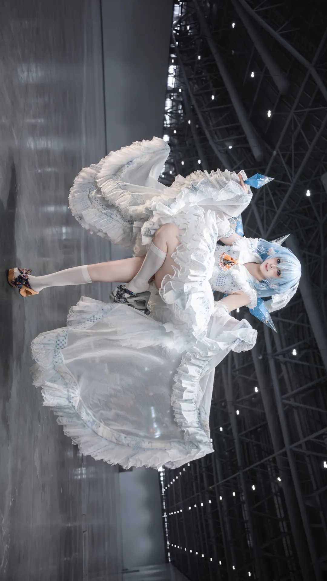 cosplay, 二次元摄影, 东方Project, 琪露诺cos, 雾之神社