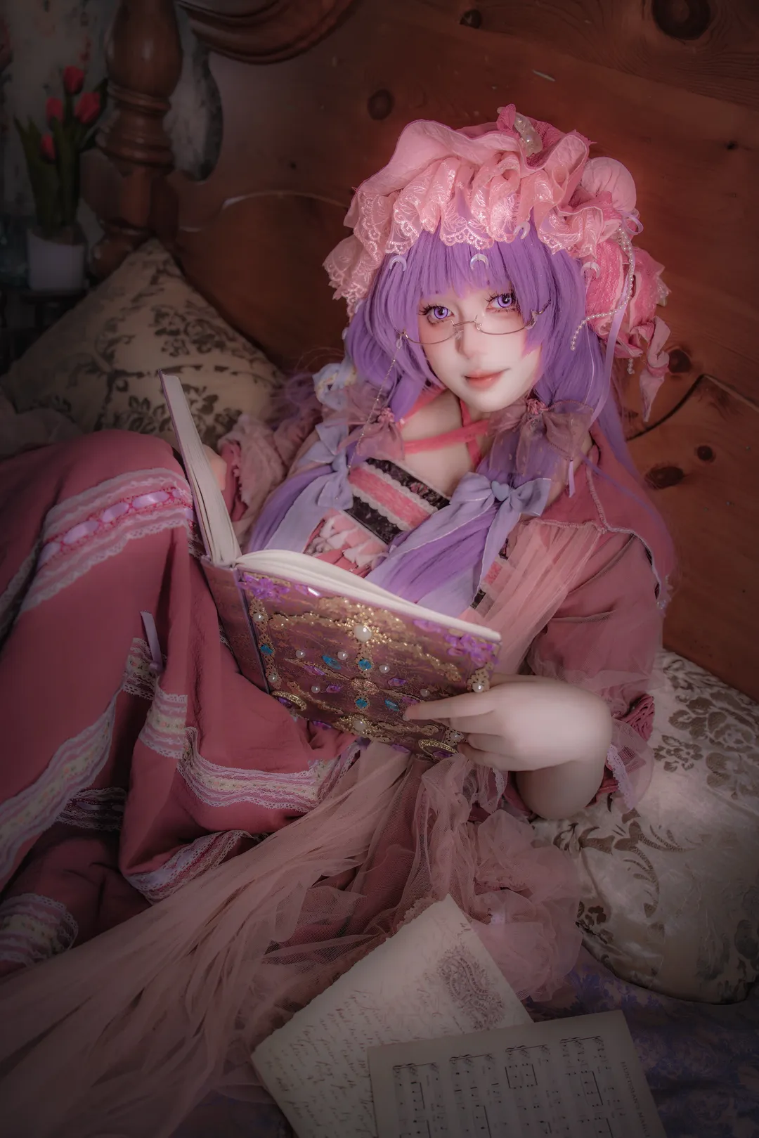 角色扮演, 东方Project, 帕秋莉cos, 二次元cos, cosplay摄影 - 第4张