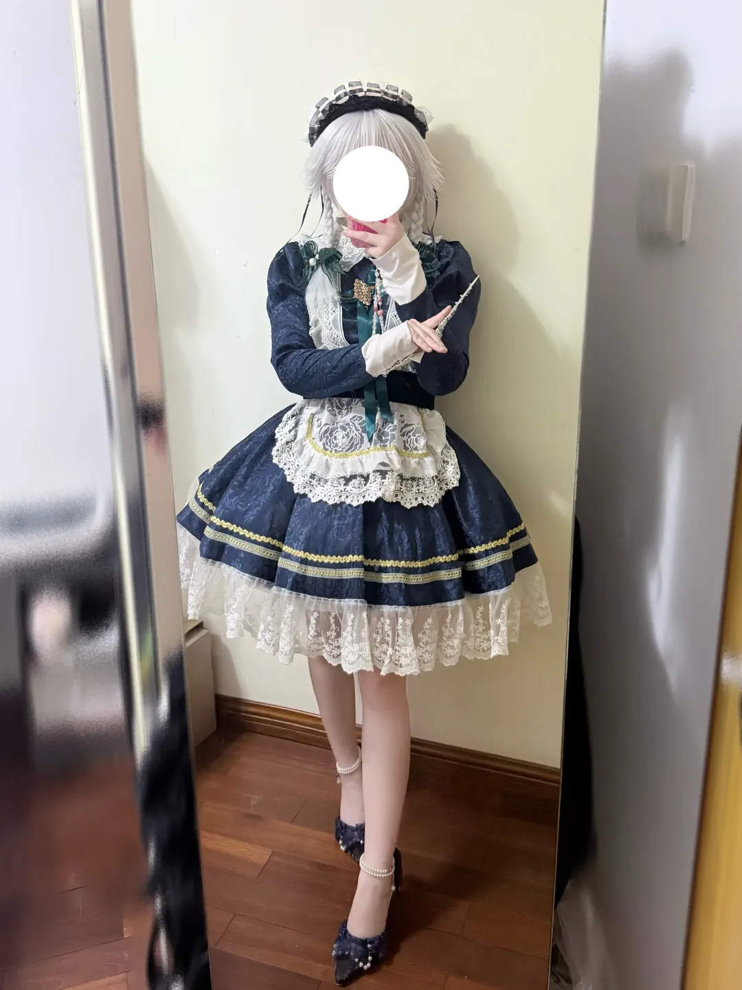 东方Project, 女仆装, 十六夜咲夜cos, cos试衣, 洛丽塔穿搭