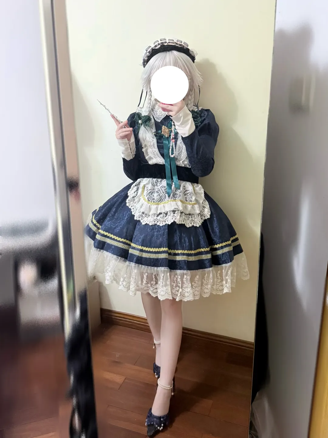 Touhou Project, Maid outfit, Sakuya Izayoi cosplay, Cosplay fitting, Lolita outfit - Image 2