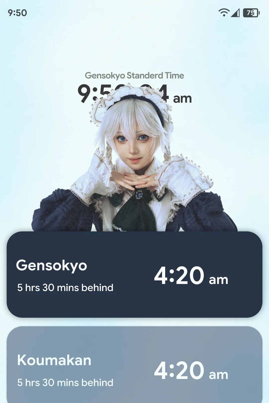 cosplay, 东方Project, cos摄影, 十六夜咲夜cos, 白丝女仆 - 第1张