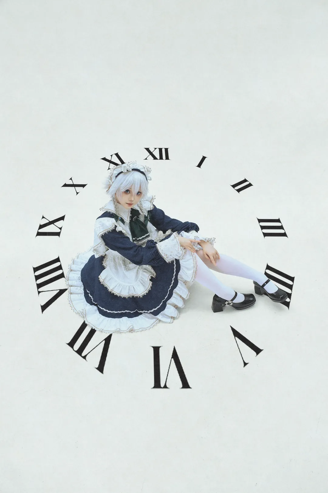 cosplay, 东方Project, cos摄影, 十六夜咲夜cos, 白丝女仆 - 第2张