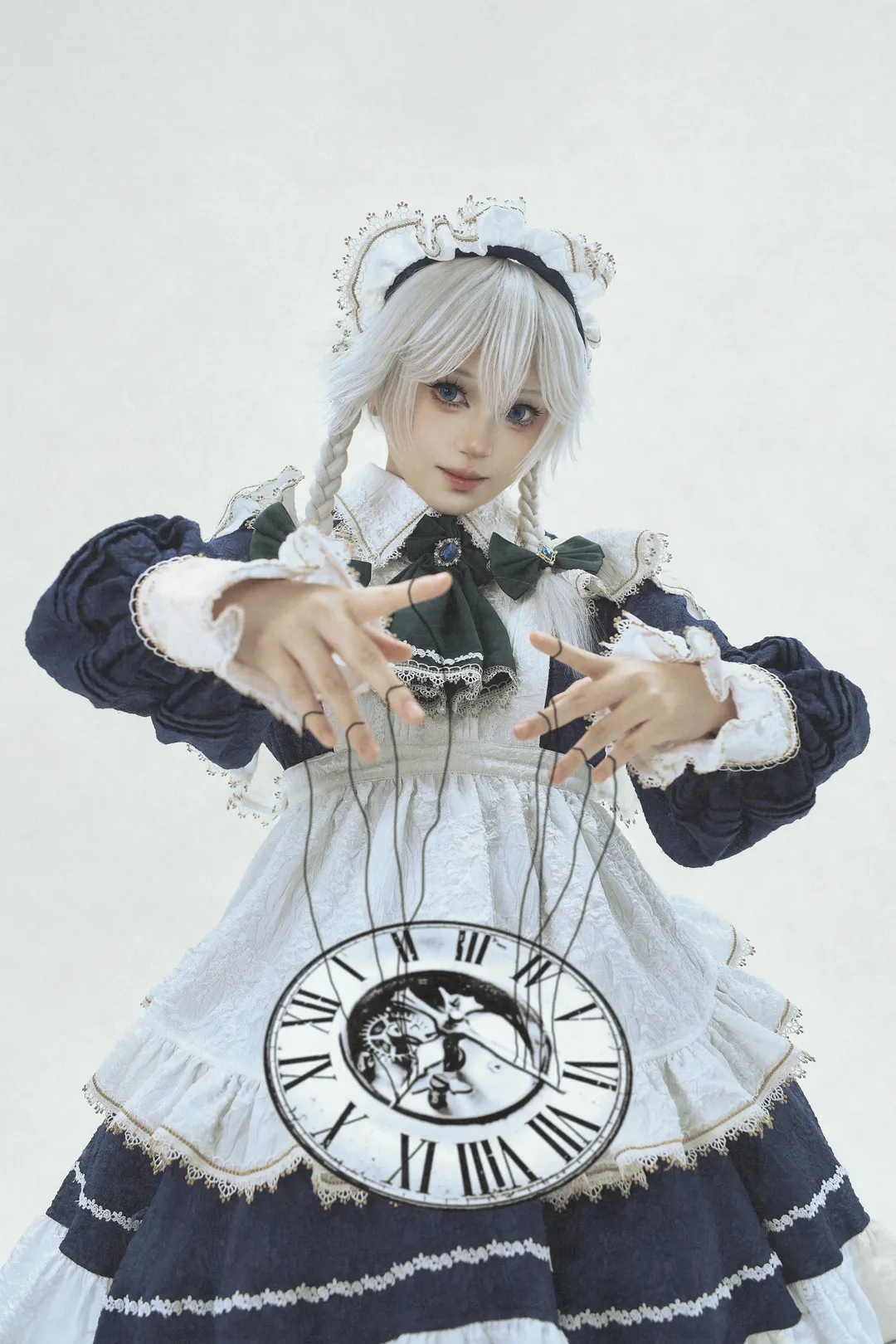cosplay, 东方Project, cos摄影, 十六夜咲夜cos, 白丝女仆 - 第4张
