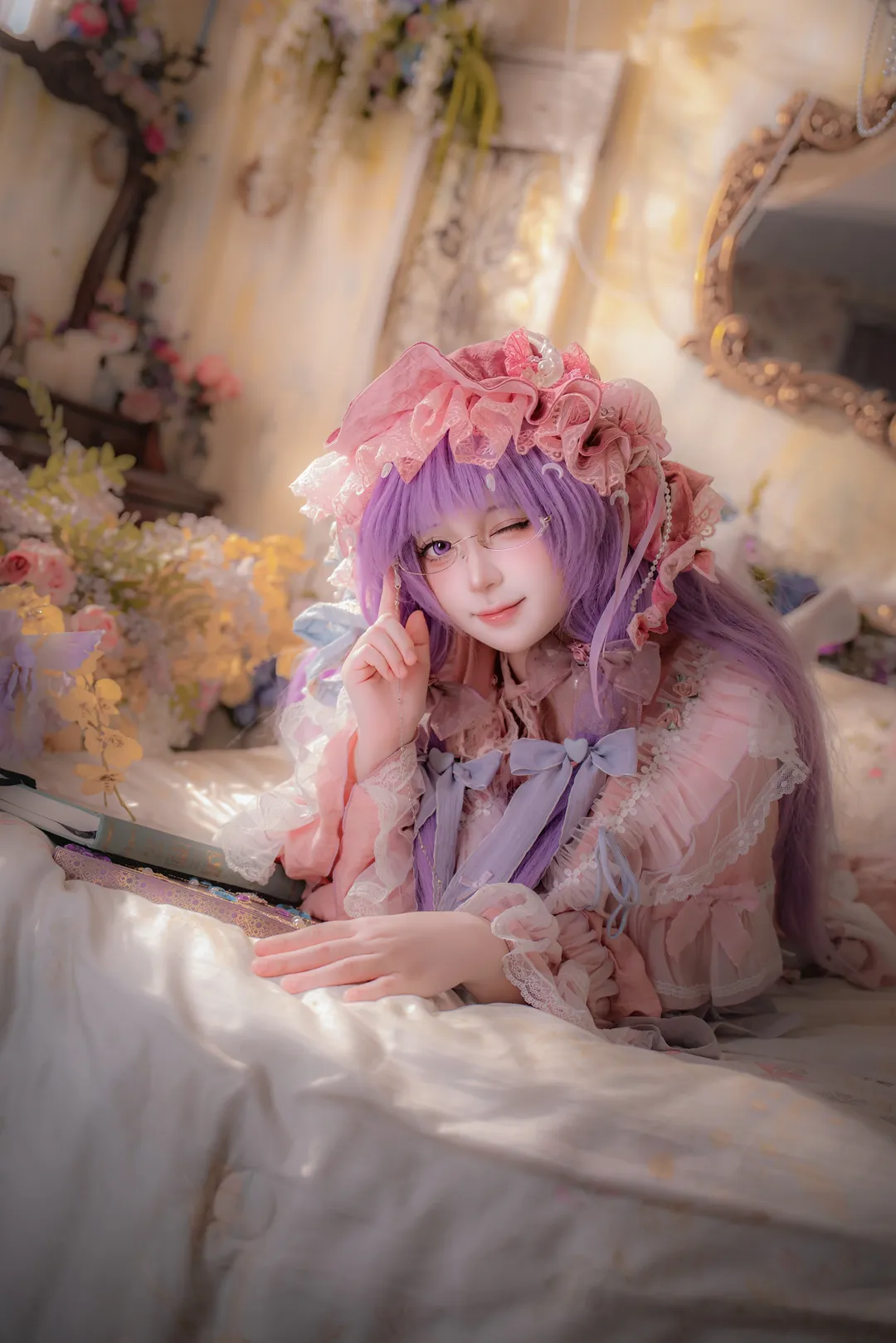 ロールプレイ, 二次元撮影, 東方Project, パチュリー コスプレ, ロリータファッション - 1枚目