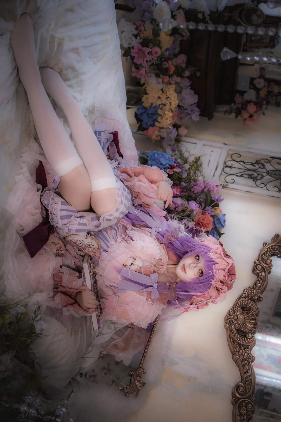 东方project, 洛丽塔洋装, cosplay日常, 白丝穿搭, 梦幻风摄影 - 第1张