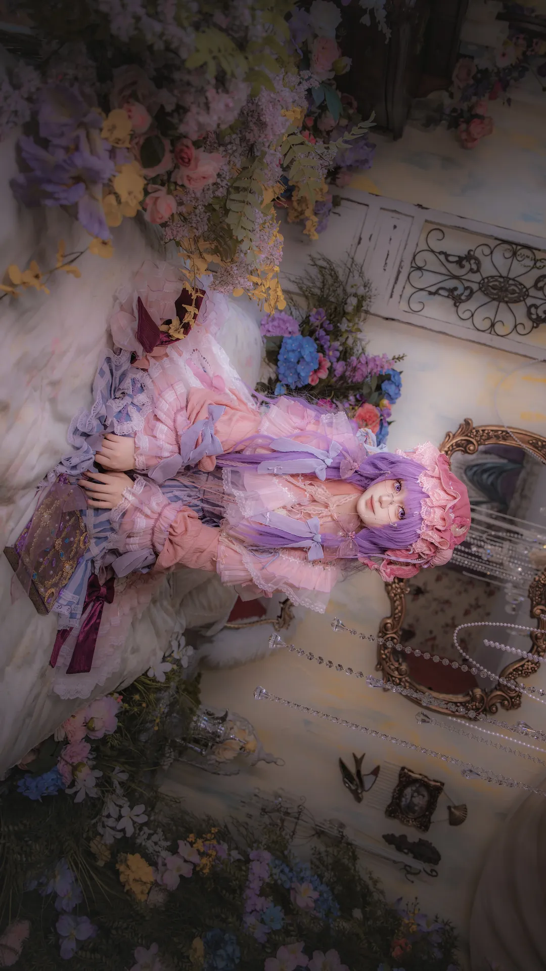 东方project, 洛丽塔洋装, cosplay日常, 白丝穿搭, 梦幻风摄影 - 第5张