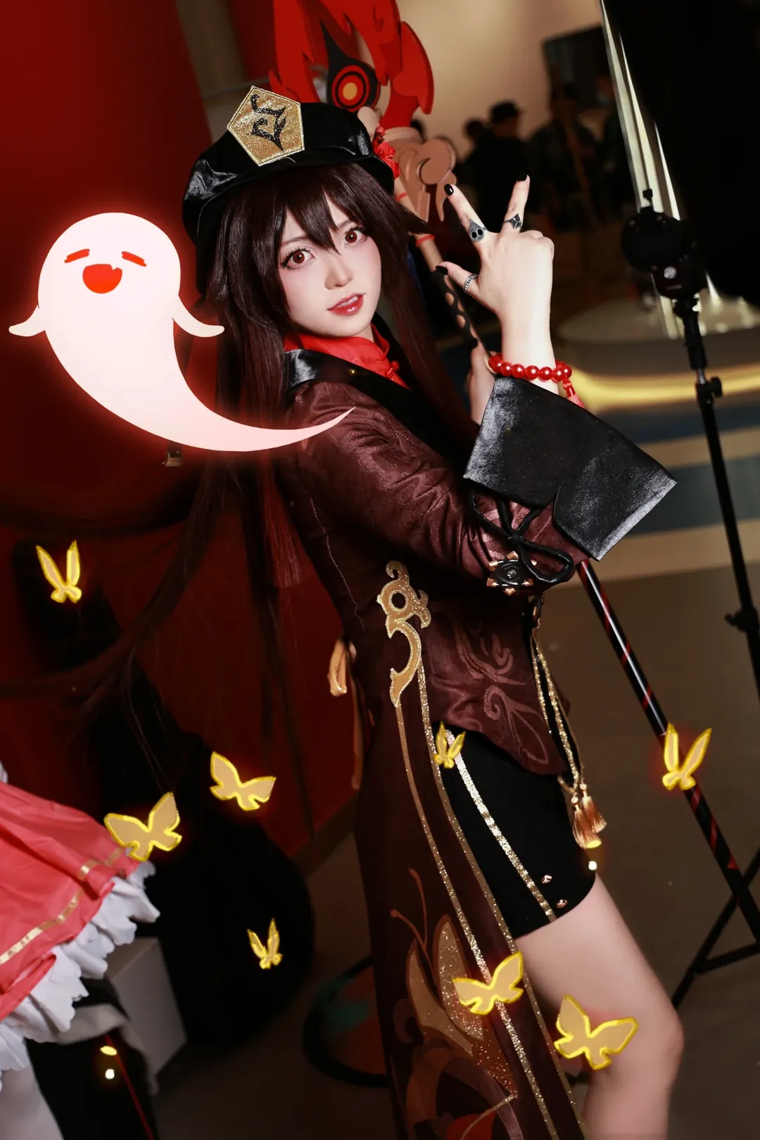 角色扮演, 原神, 二次元摄影, 胡桃cos, cosplay漫展