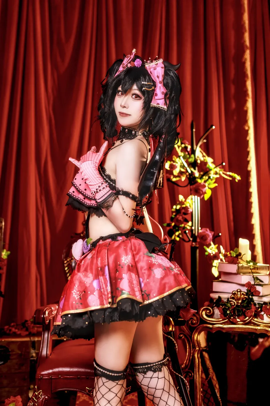cosplay摄影, 二次元正片, lovelive, 矢泽妮可cos, 小恶魔装扮 - 第3张