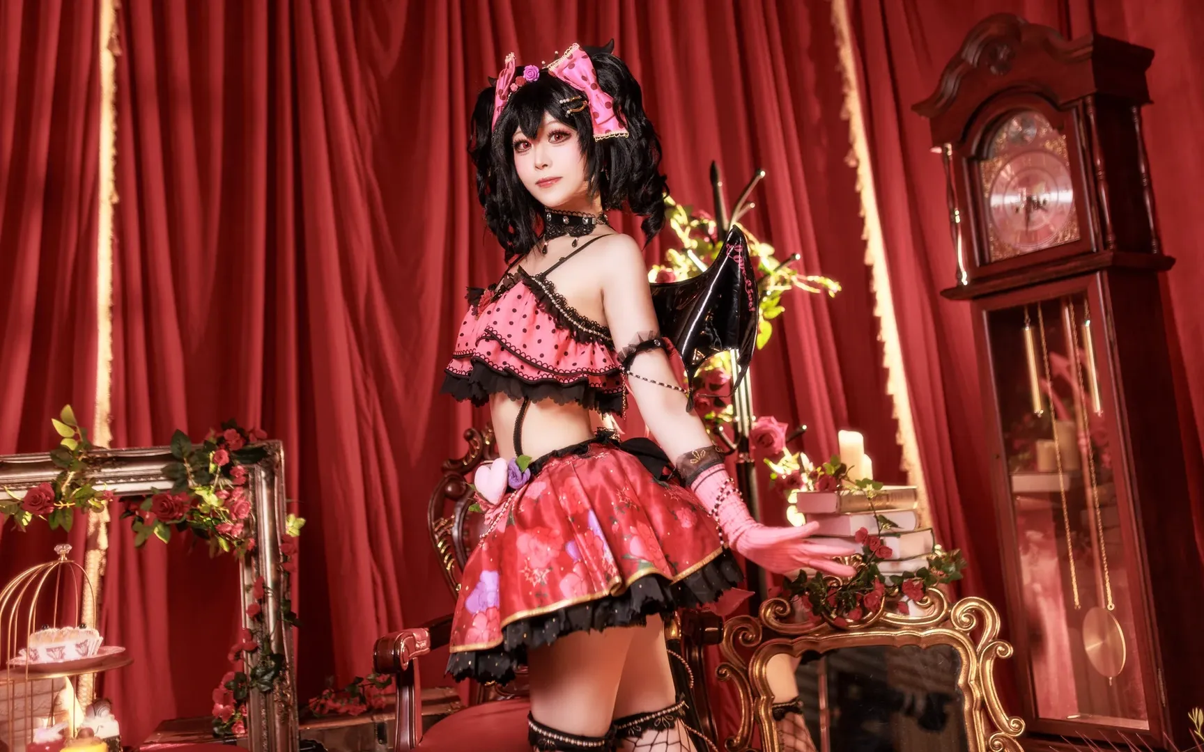 cosplay摄影, 二次元正片, lovelive, 矢泽妮可cos, 小恶魔装扮 - 第6张
