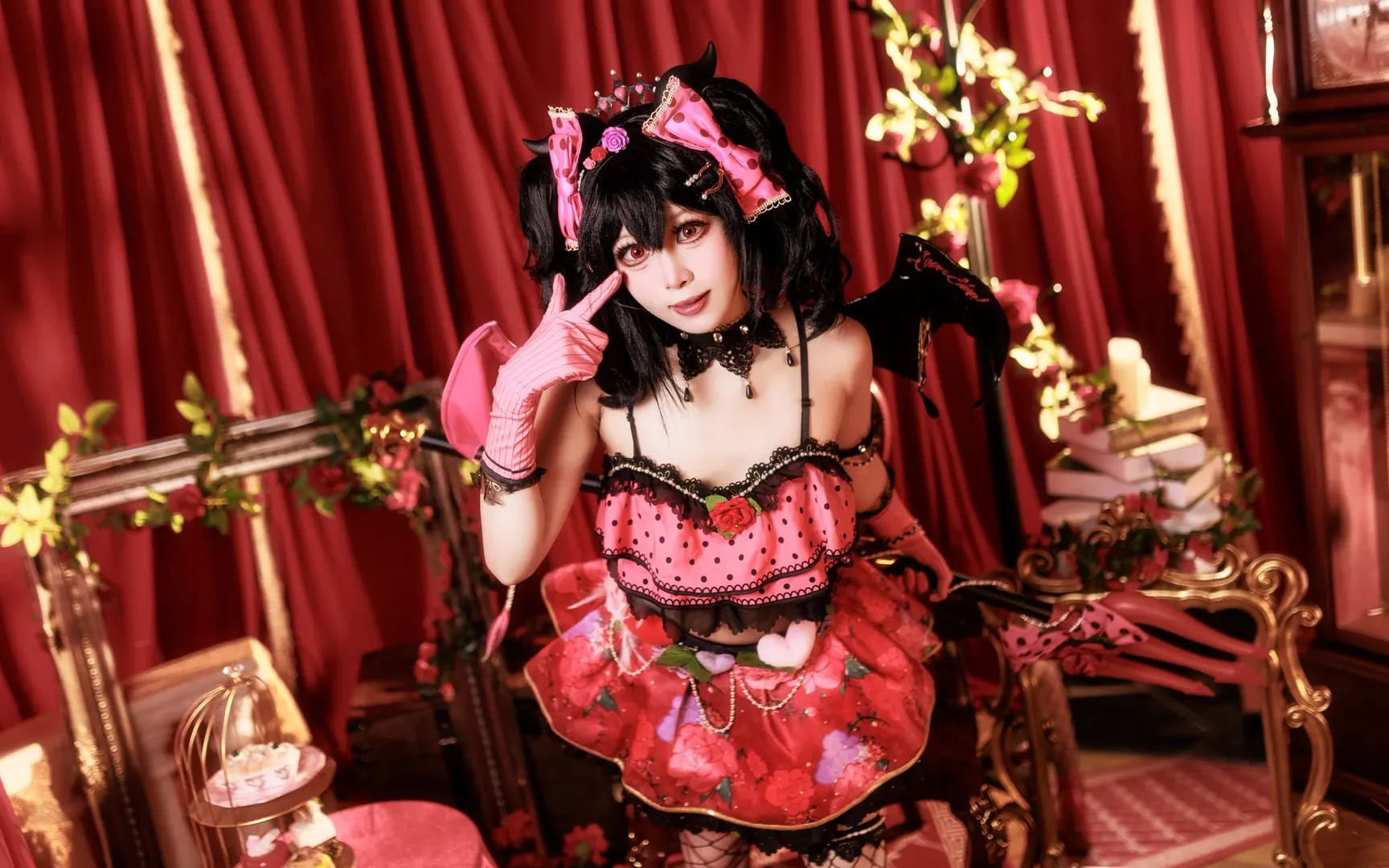 cosplay摄影, 二次元正片, lovelive, 矢泽妮可cos, 小恶魔装扮 - 第7张