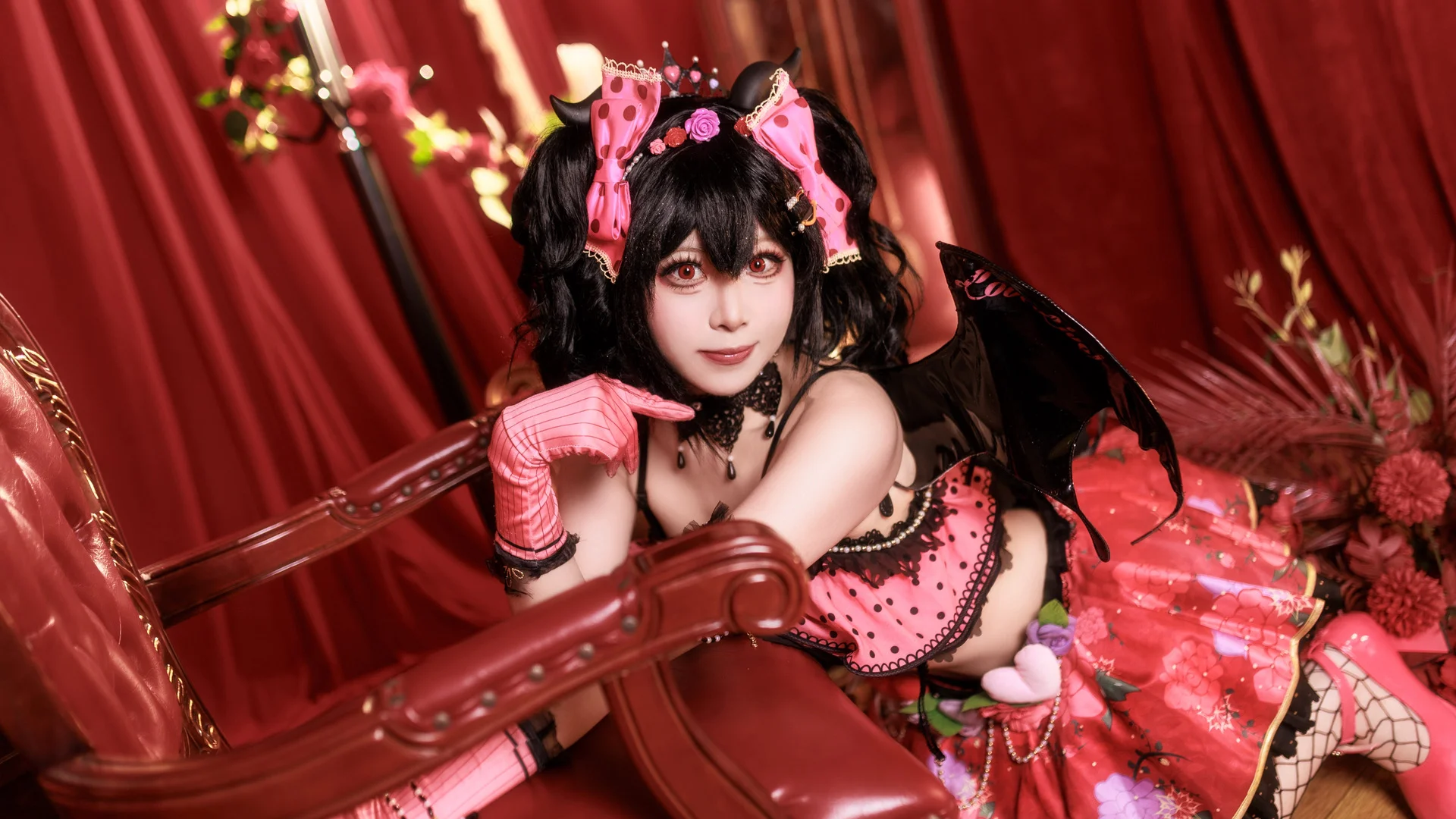 cosplay摄影, 二次元正片, lovelive, 矢泽妮可cos, 小恶魔装扮 - 第8张