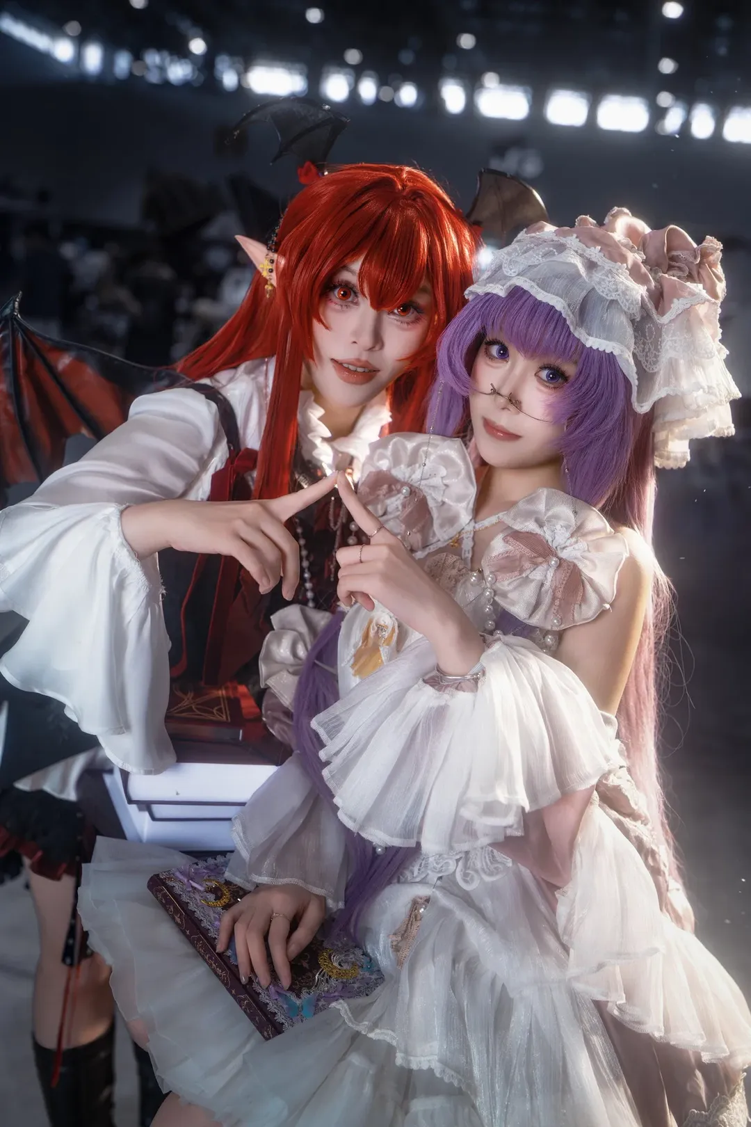 东方project, 漫展场照, 帕秋莉cos, 洛丽塔穿搭, 魔法图书组 - 第1张