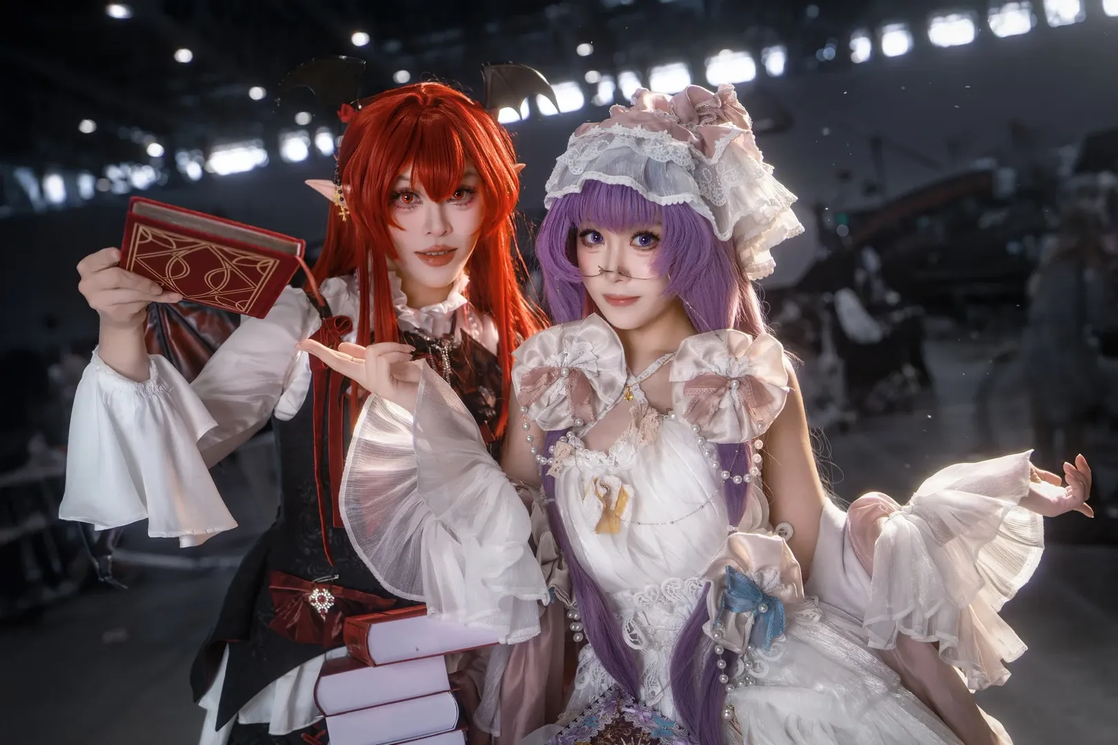 东方project, 漫展场照, 帕秋莉cos, 洛丽塔穿搭, 魔法图书组 - 第2张