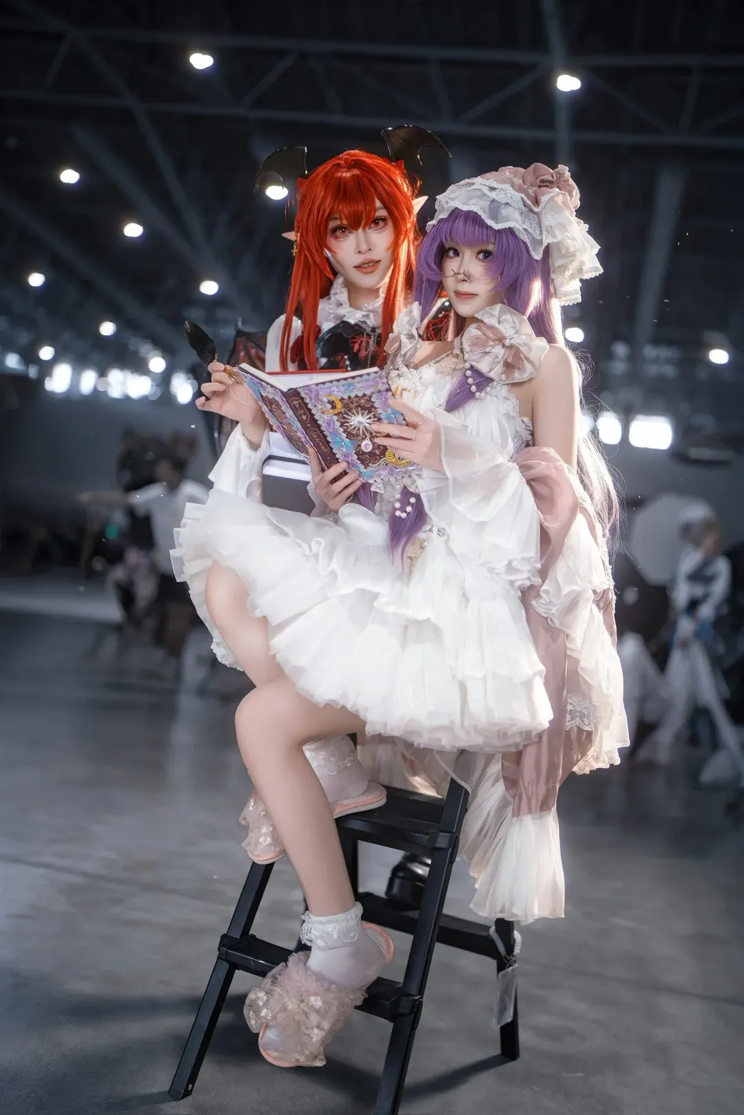 东方project, 漫展场照, 帕秋莉cos, 洛丽塔穿搭, 魔法图书组 - 第3张