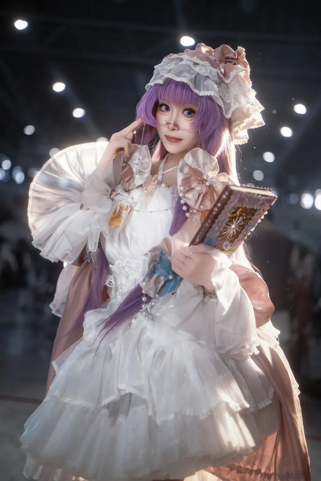 东方project, 漫展场照, 帕秋莉cos, 洛丽塔穿搭, 魔法图书组 - 第5张