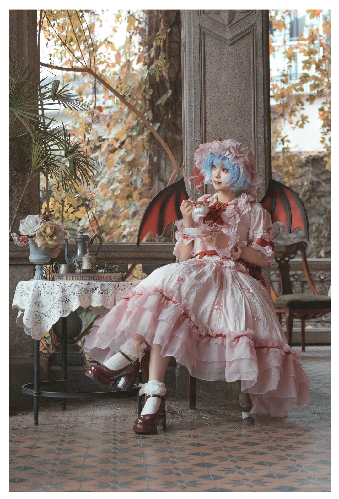 二次元, 東方Project, レミリアコスプレ, コスプレ撮影, ロリータ・ファッション