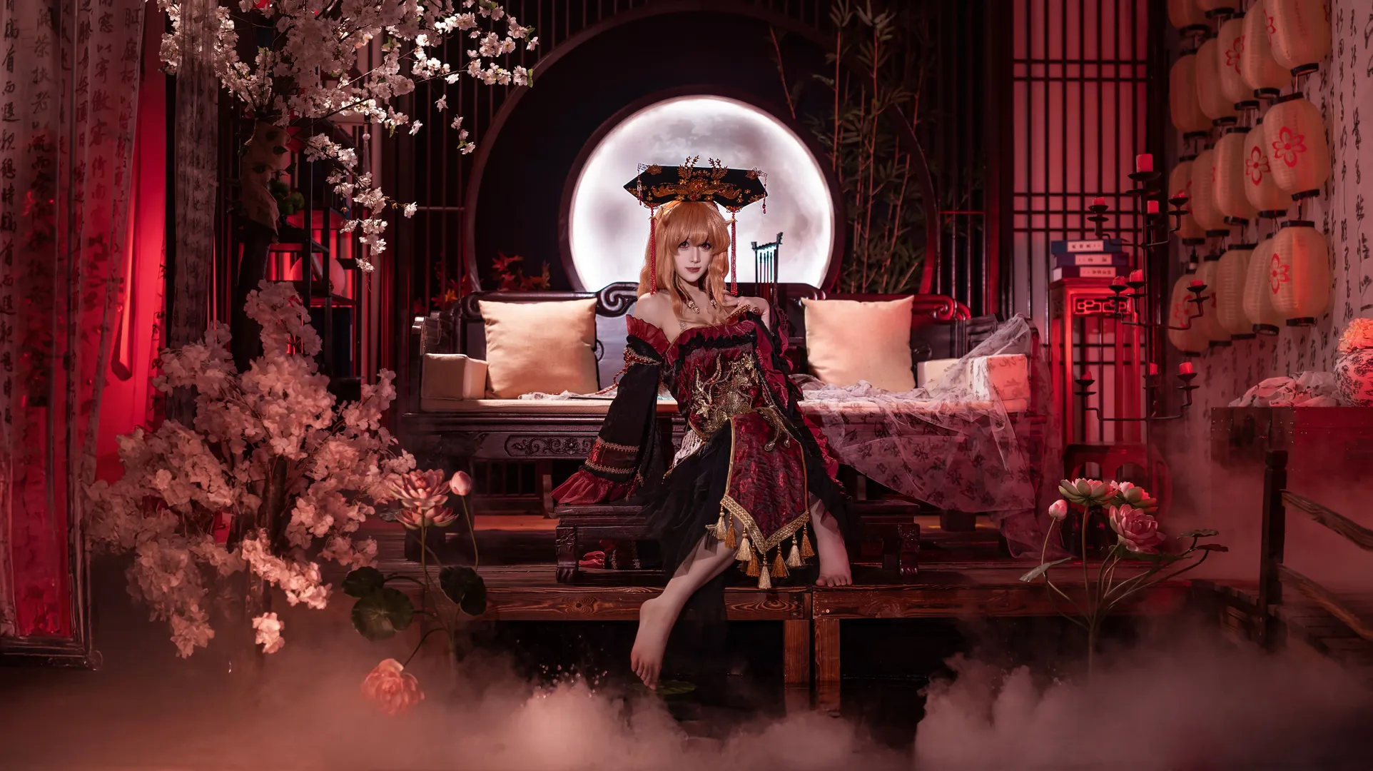 角色扮演, 东方Project, 东方cosplay, 纯狐cos, 中式幻想摄影 - 第3张