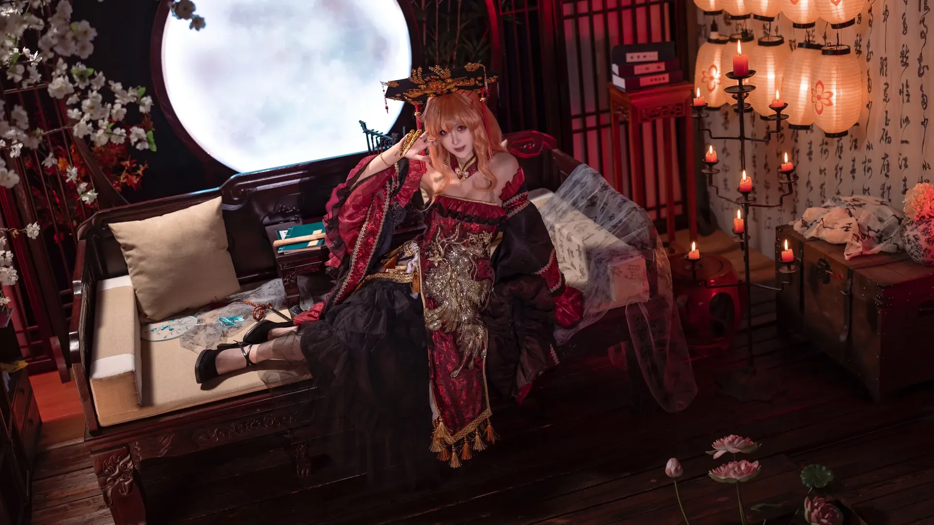 角色扮演, 东方Project, 东方cosplay, 纯狐cos, 中式幻想摄影