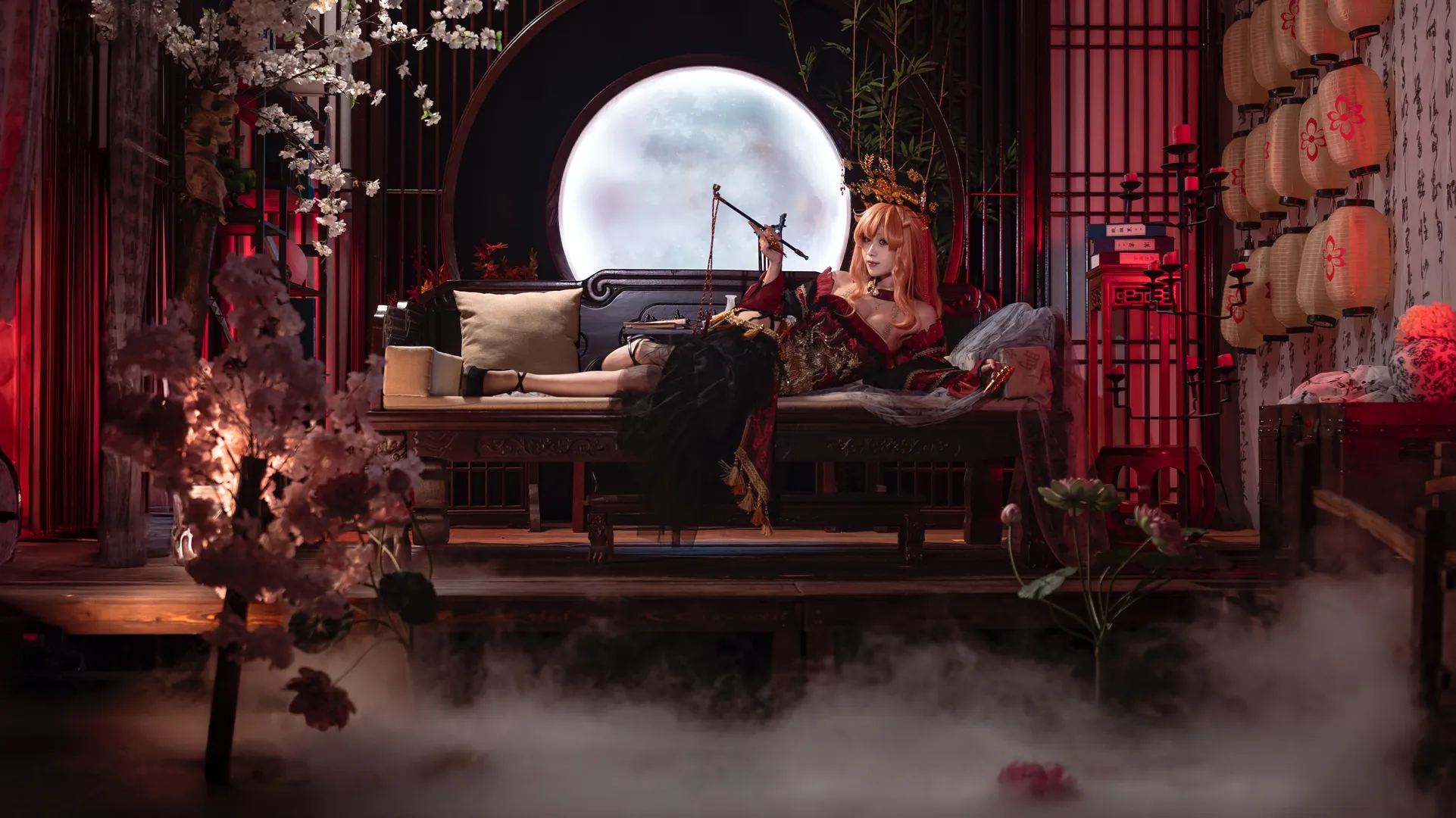 角色扮演, 东方Project, 东方cosplay, 纯狐cos, 中式幻想摄影 - 第5张