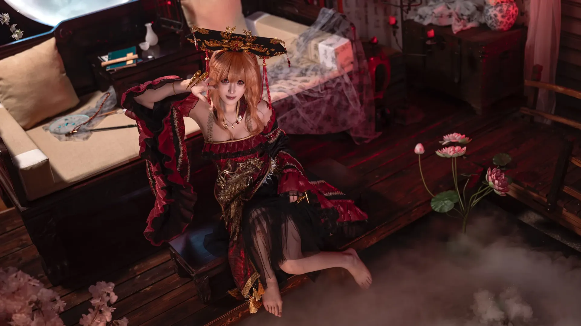 角色扮演, 东方Project, 东方cosplay, 纯狐cos, 中式幻想摄影 - 第6张