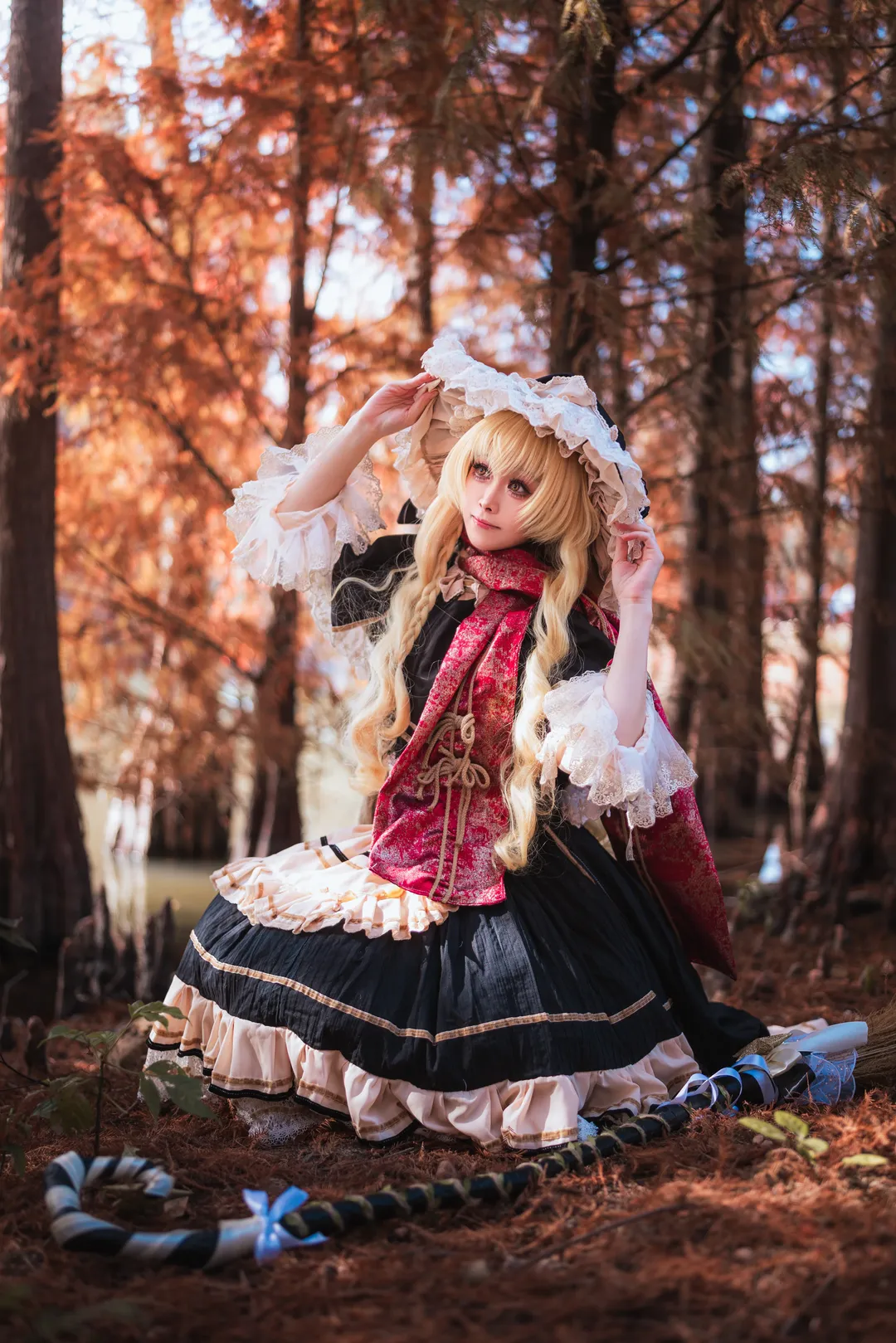 Touhou Project, Marisa Kirisame cosplay, Anime cosplay, Xiamen photoshoot booking, Bald cypress photoshoot - Image 3