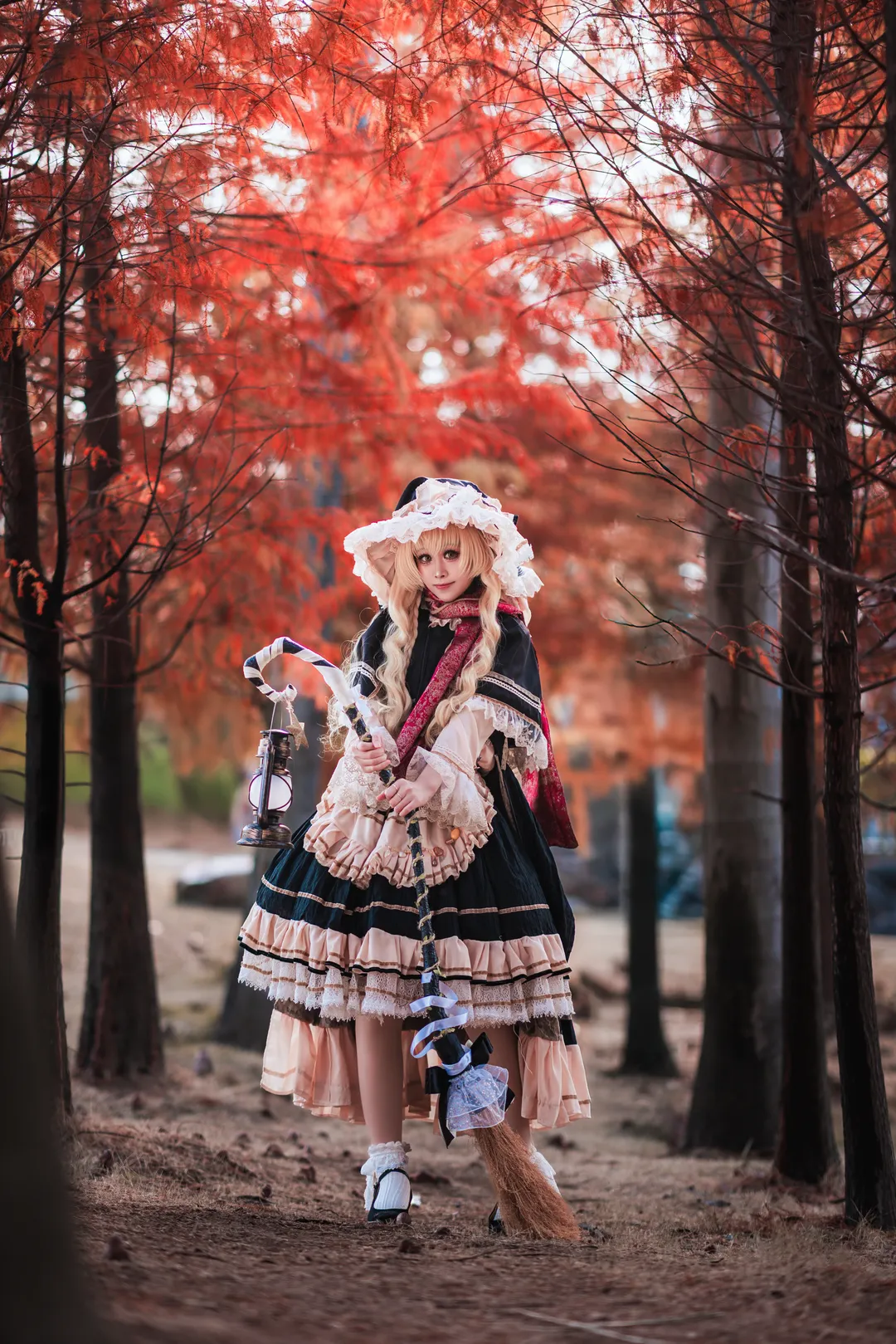 Touhou Project, Marisa Kirisame cosplay, Anime cosplay, Xiamen photoshoot booking, Bald cypress photoshoot - Image 6