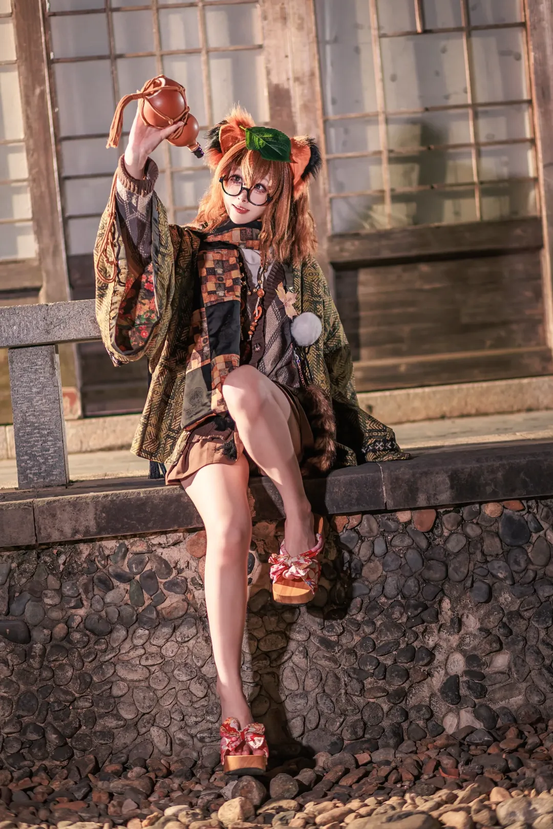 东方project, 二次元cos, 兽耳cosplay, 日式庭院摄影, 二岩猯藏cos - 第7张