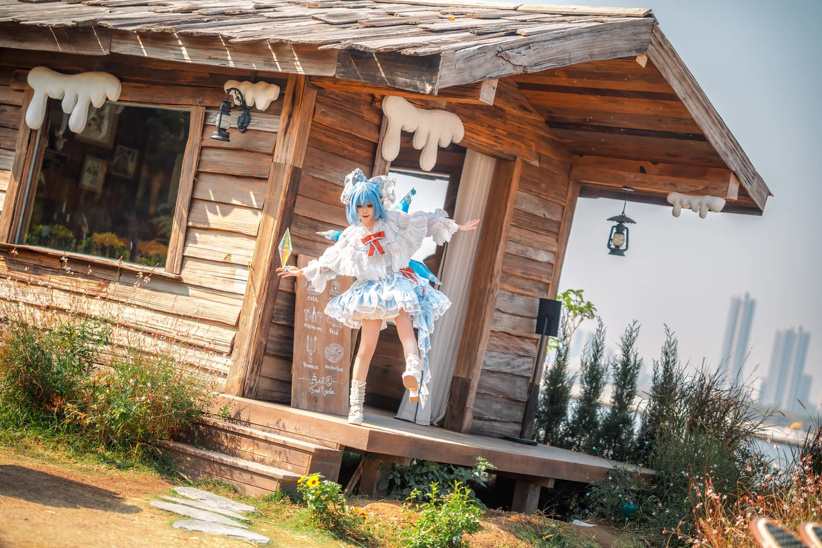 户外摄影, 东方Project, 琪露诺cos, 二次元Coser, 精灵风cosplay - 第5张