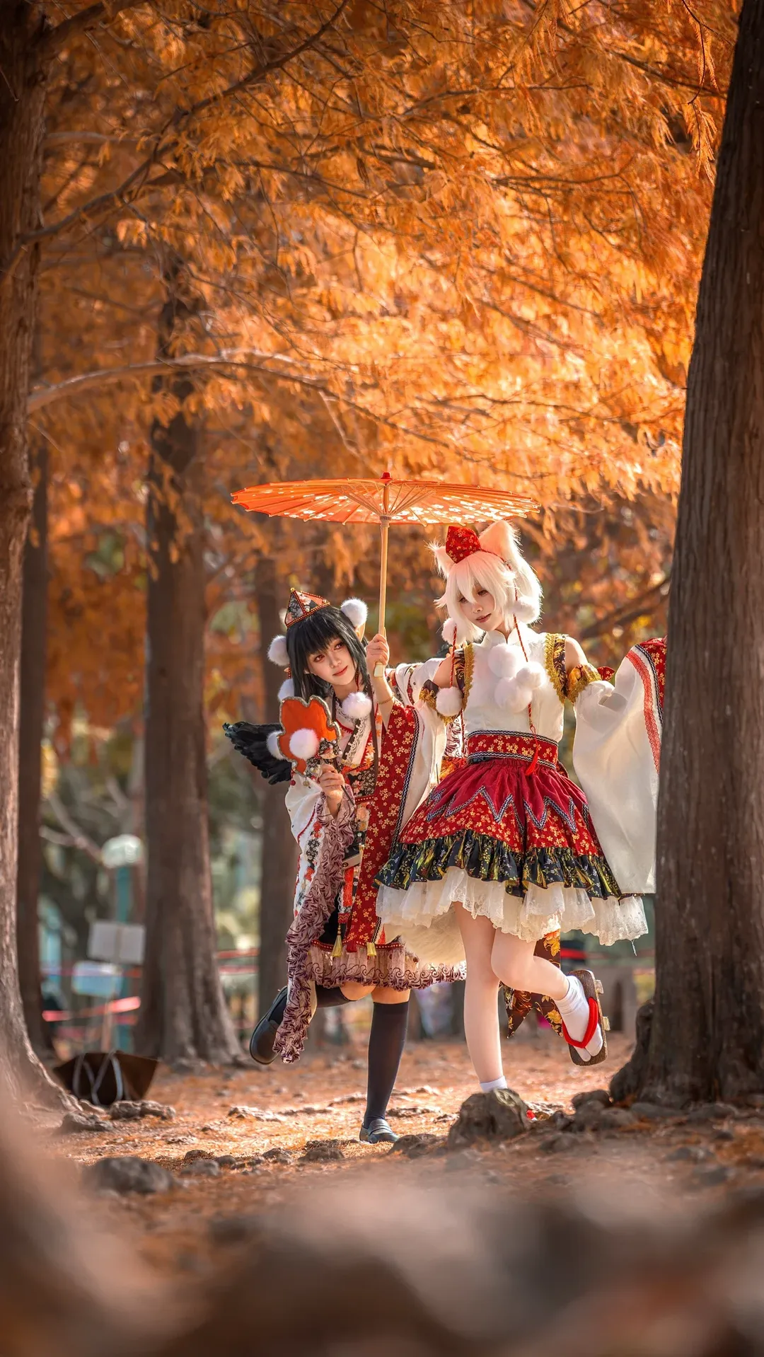 東方Project, 角色扮演攝影, 獸耳少女, 犬走椛cos, 秋日外景cos