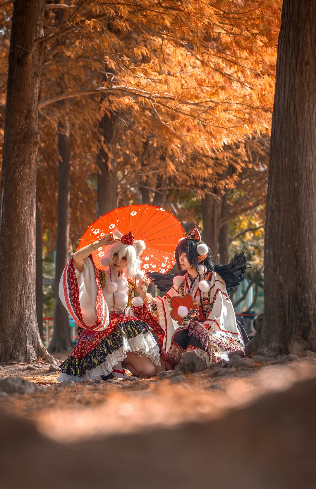 東方Project, コスプレ撮影, 獣耳少女, 犬走椛 コスプレ, 秋の屋外コスプレ - 4枚目