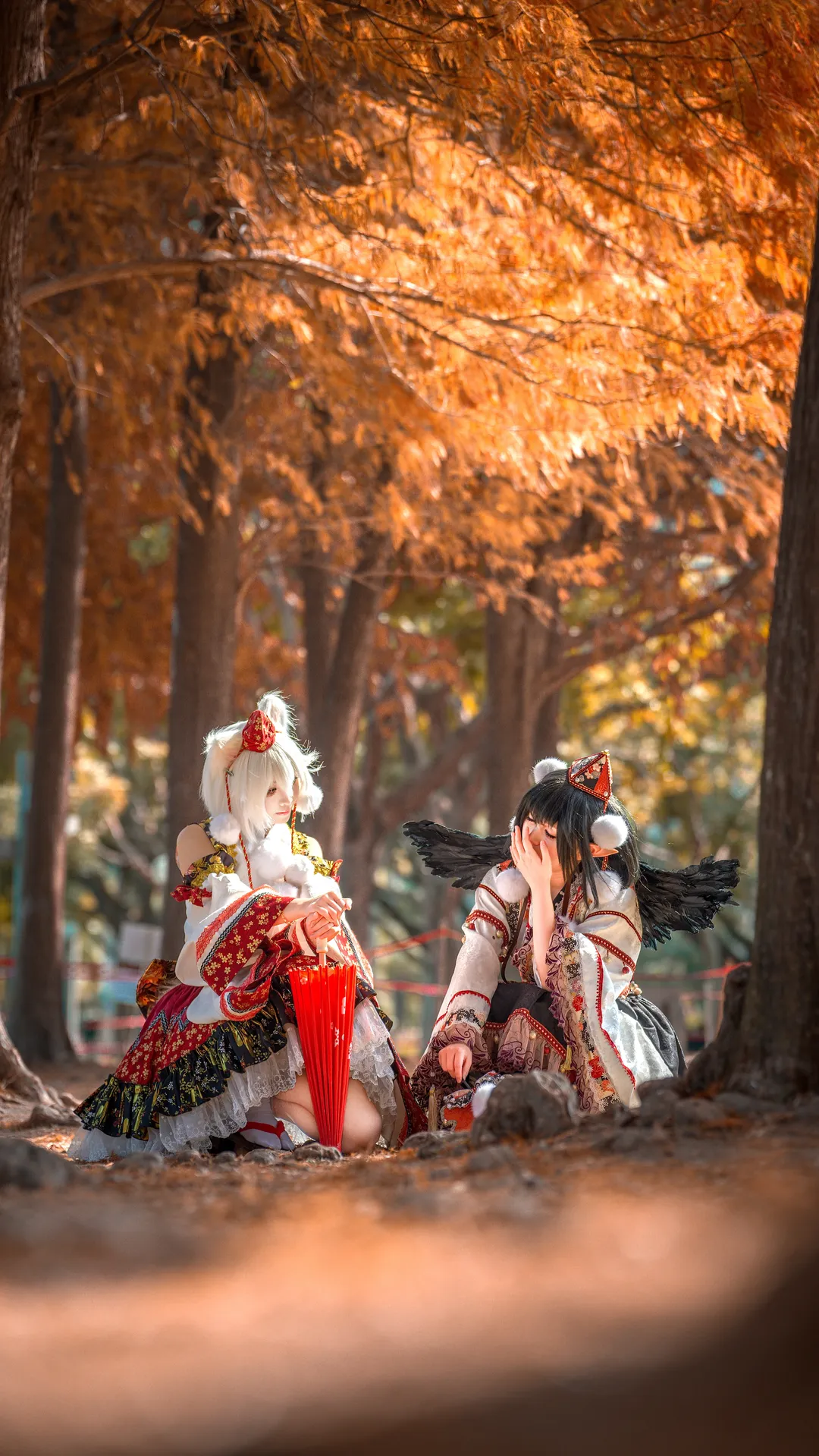 東方Project, コスプレ撮影, 獣耳少女, 犬走椛 コスプレ, 秋の屋外コスプレ - 5枚目