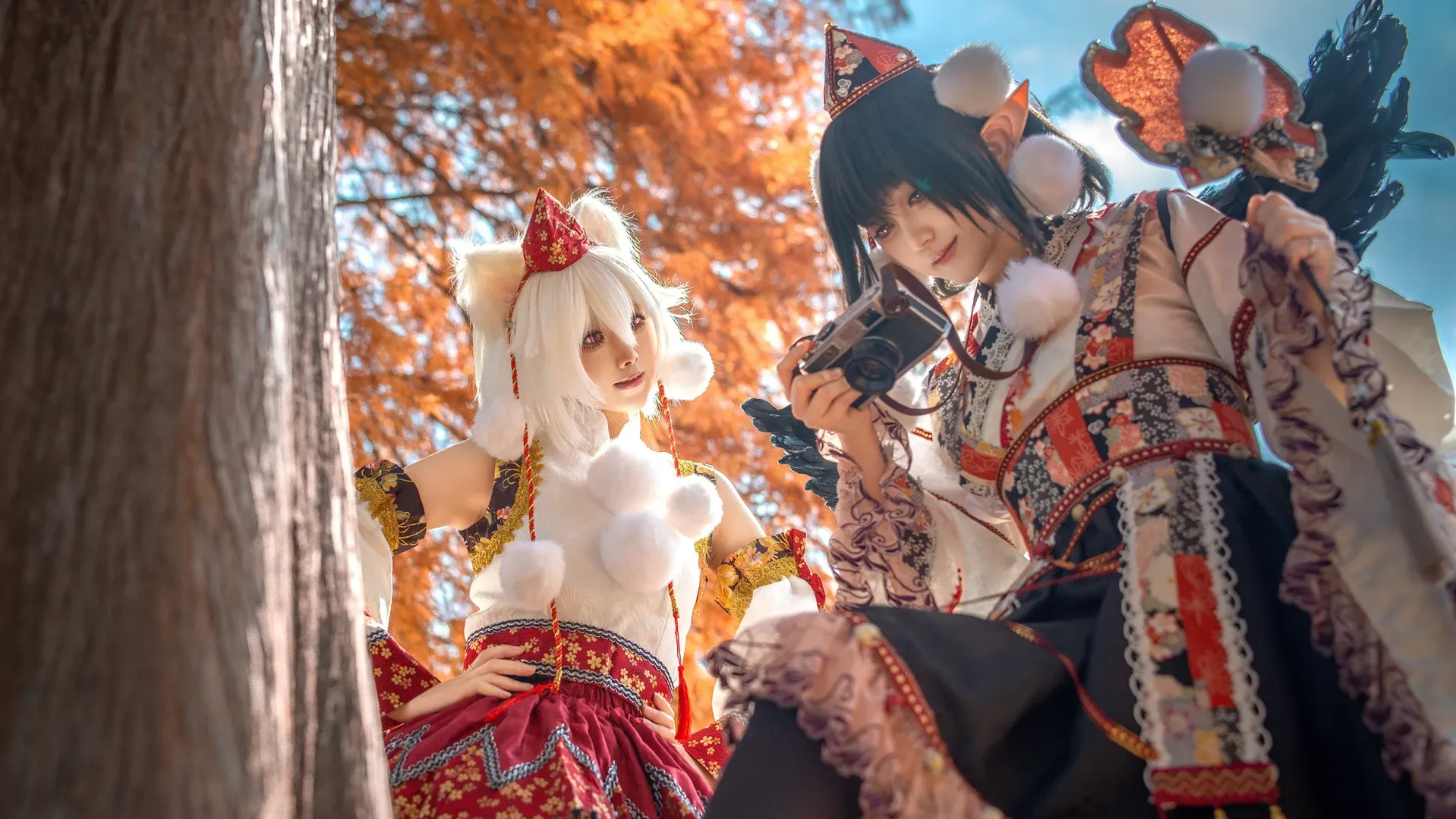 東方Project, コスプレ撮影, 獣耳少女, 犬走椛 コスプレ, 秋の屋外コスプレ - 7枚目