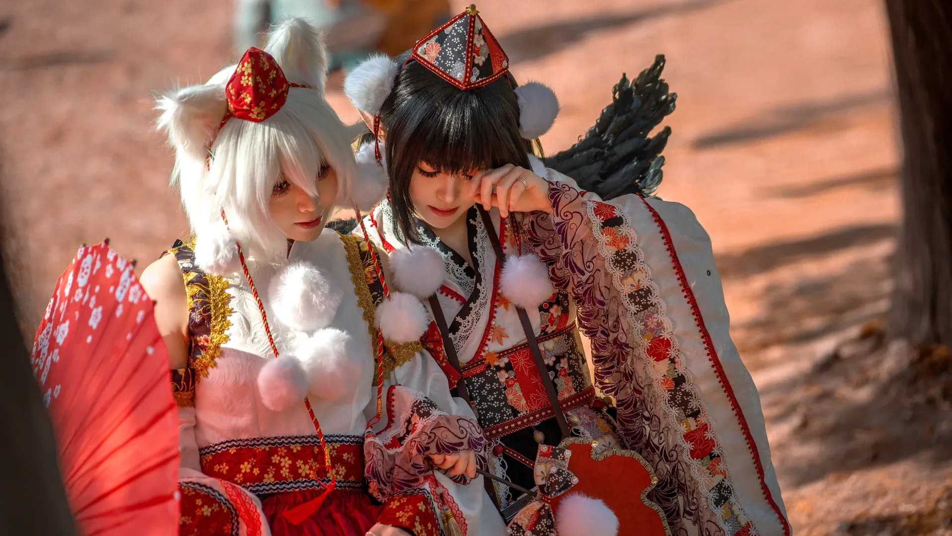 東方Project, コスプレ撮影, 獣耳少女, 犬走椛 コスプレ, 秋の屋外コスプレ - 9枚目
