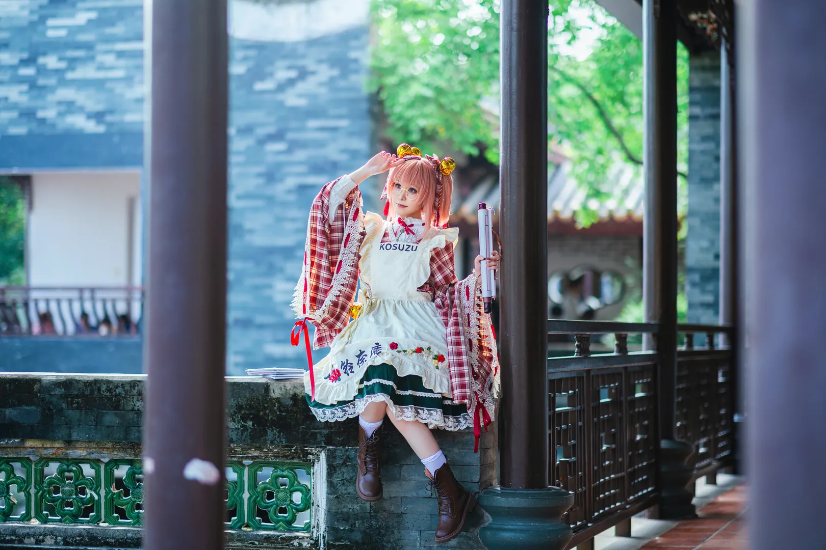 东方project, 本居小铃cos, cosplay日常, 二次元外景, 铃奈庵 - 第5张