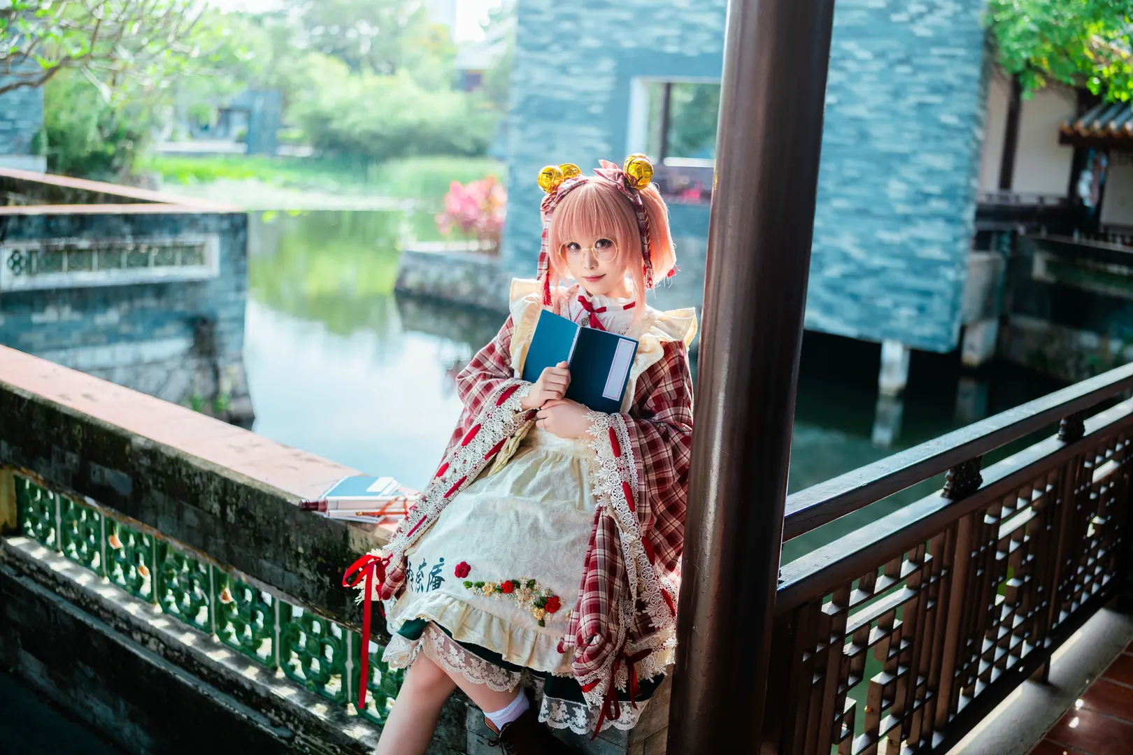 東方project, 本居小鈴cos, cosplay日常, 二次元外景, 鈴奈庵