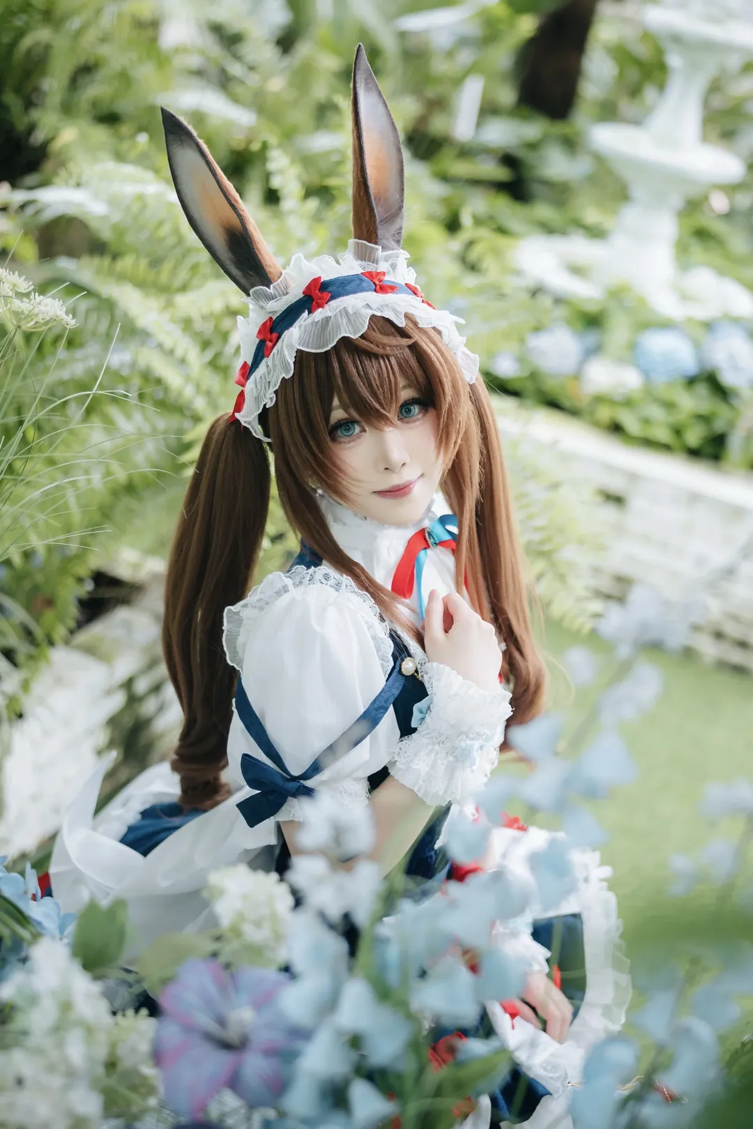 cosplay, 明日方舟, 阿米娅cos, 泡影苍霆, 兔耳女仆