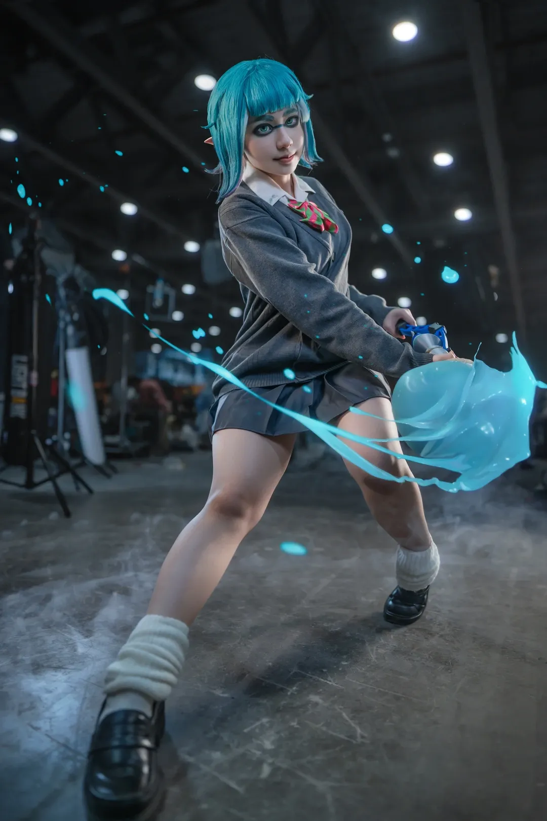 漫展场照, 广州萤火虫漫展, 鱿型cosplay, 喷射战士3, 墨水武器道具 - 第3张