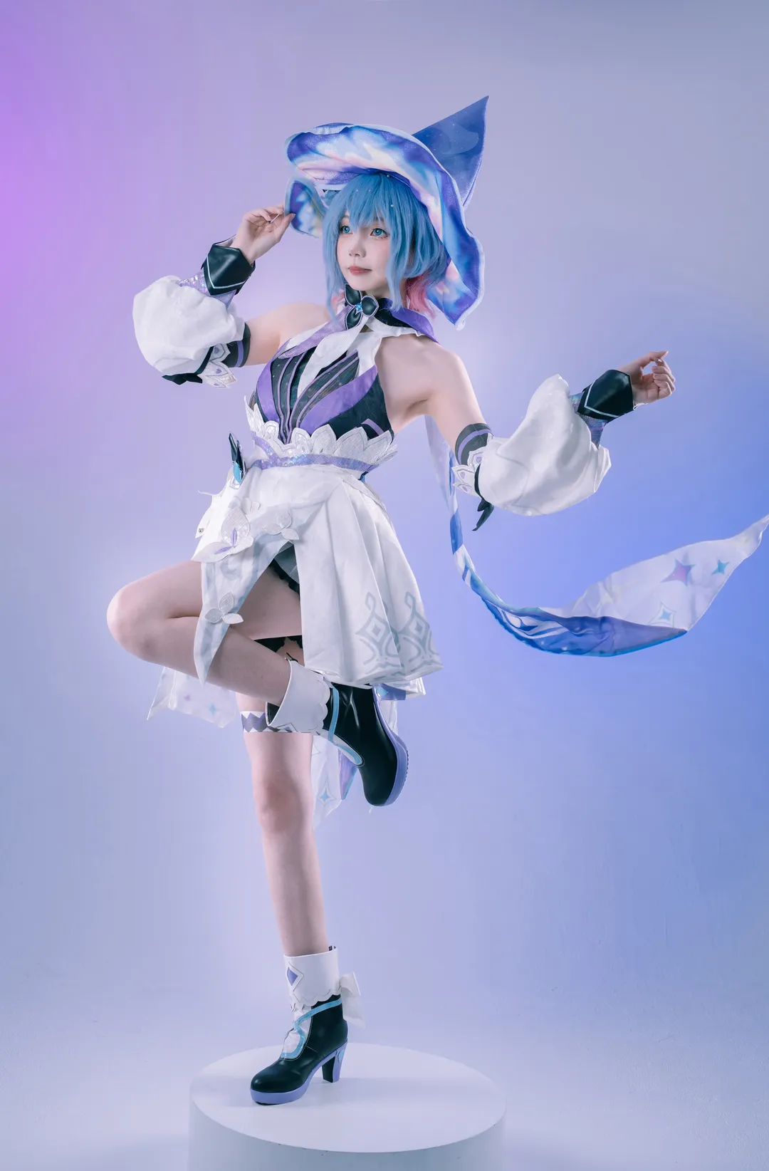 王者荣耀, 小乔cos, cosplay摄影, 白棚写真, 时之魔女cos