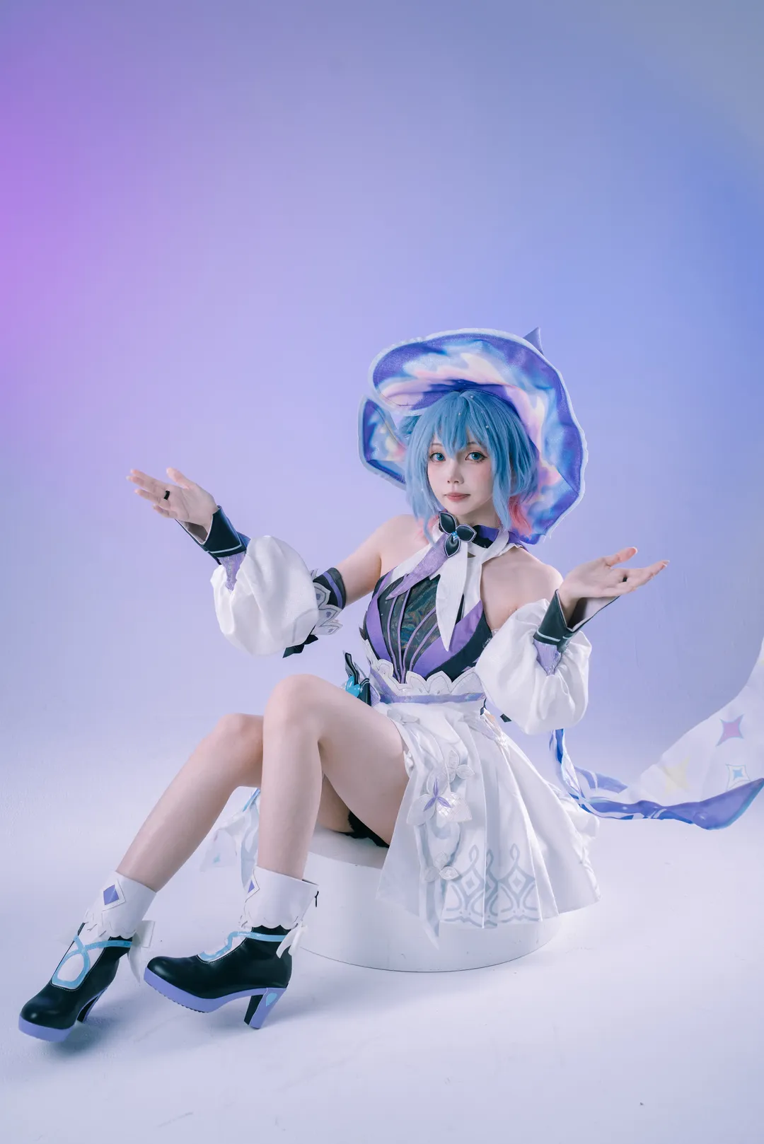 王者荣耀, 小乔cos, cosplay摄影, 白棚写真, 时之魔女cos - 第2张