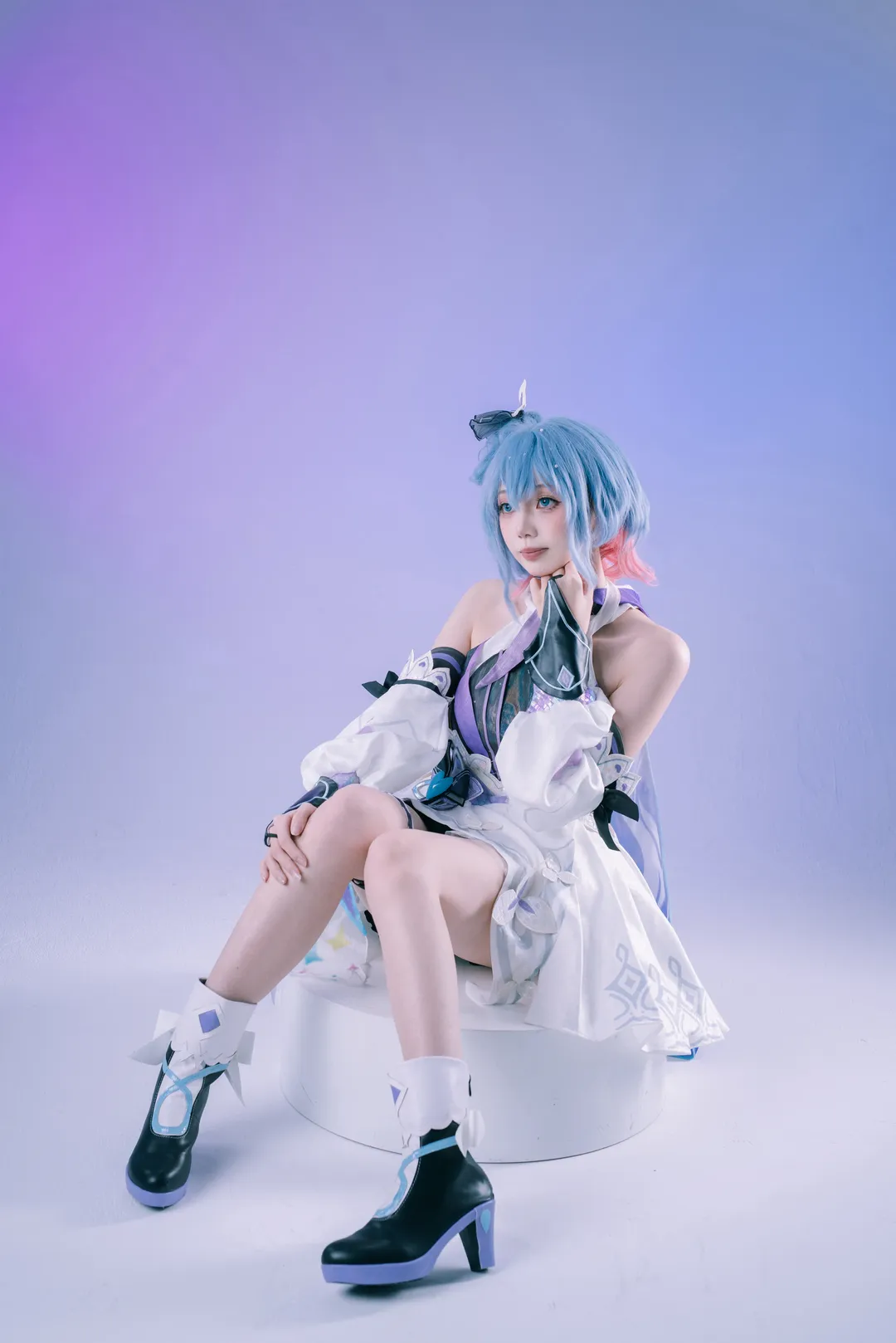 王者荣耀, 小乔cos, cosplay摄影, 白棚写真, 时之魔女cos - 第4张